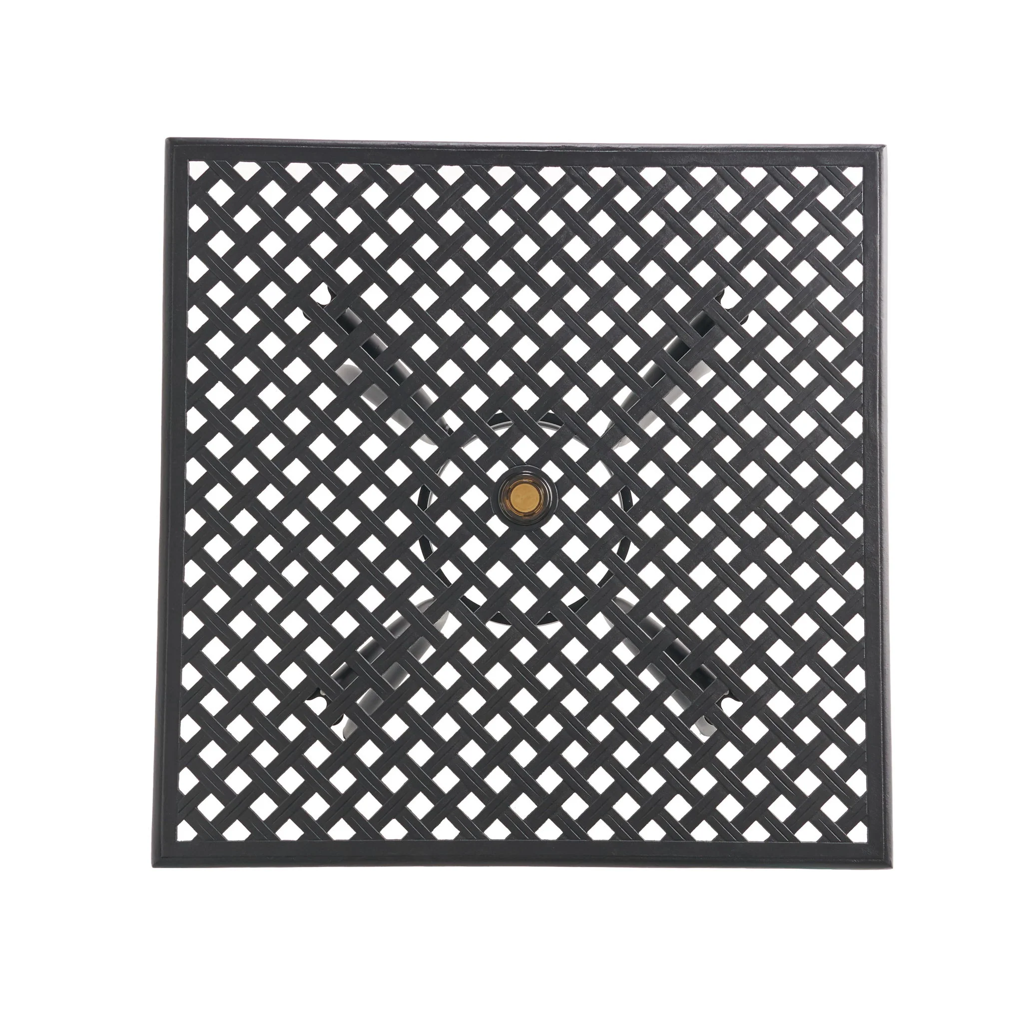 Arch Mesh Dining Table With Lightweight Frame - Black - Image 3