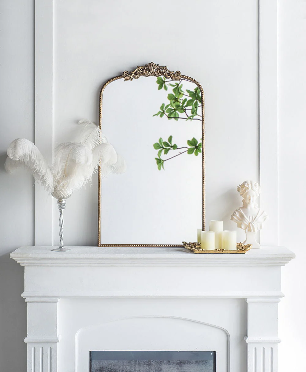 Arch Mirror, Baroque Inspired Wall Decor For Bathroom, Bedroom, Living Room - Image 15