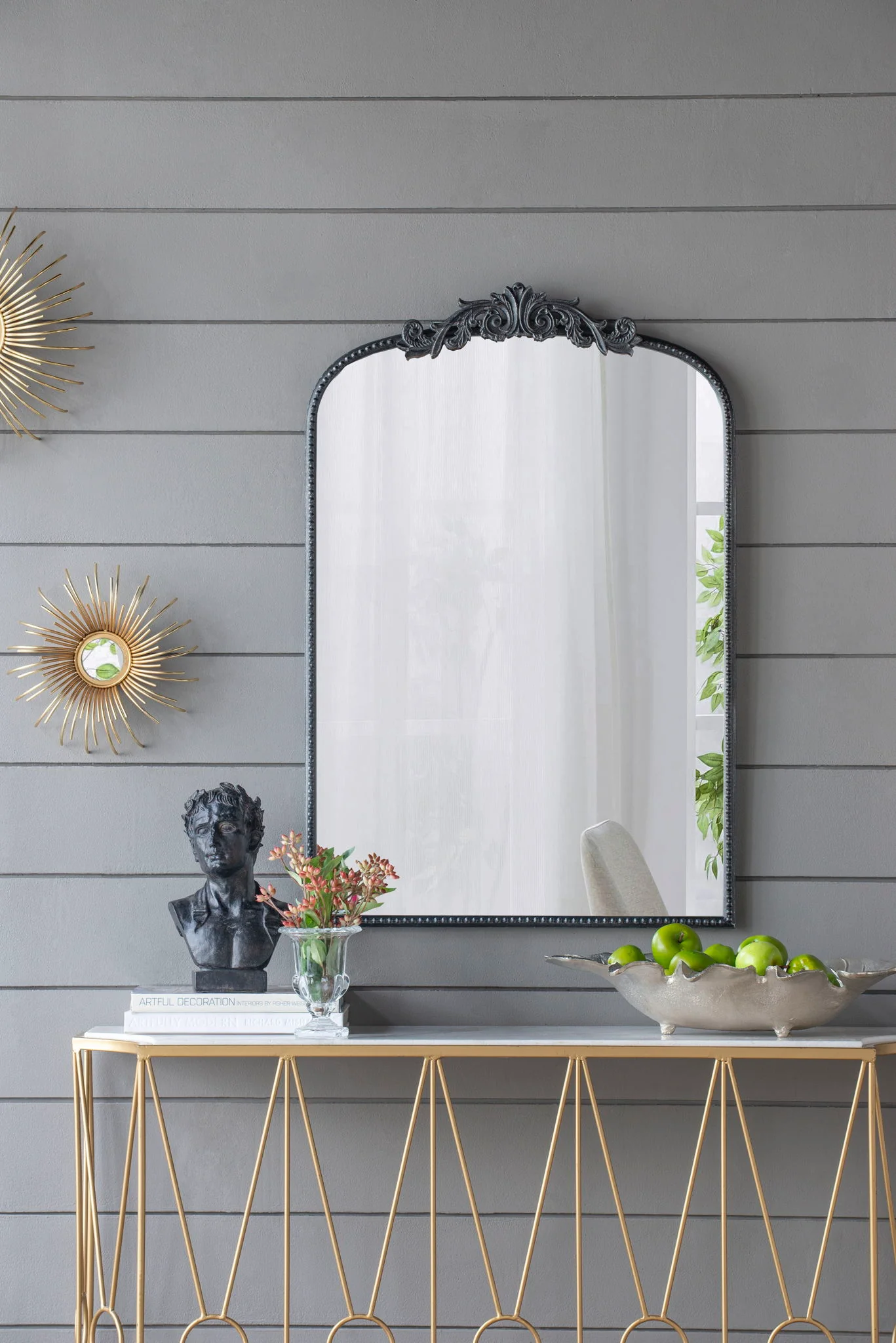 Arch Mirror, Baroque Inspired Wall Decor For Bathroom, Bedroom, Living Room - Image 21