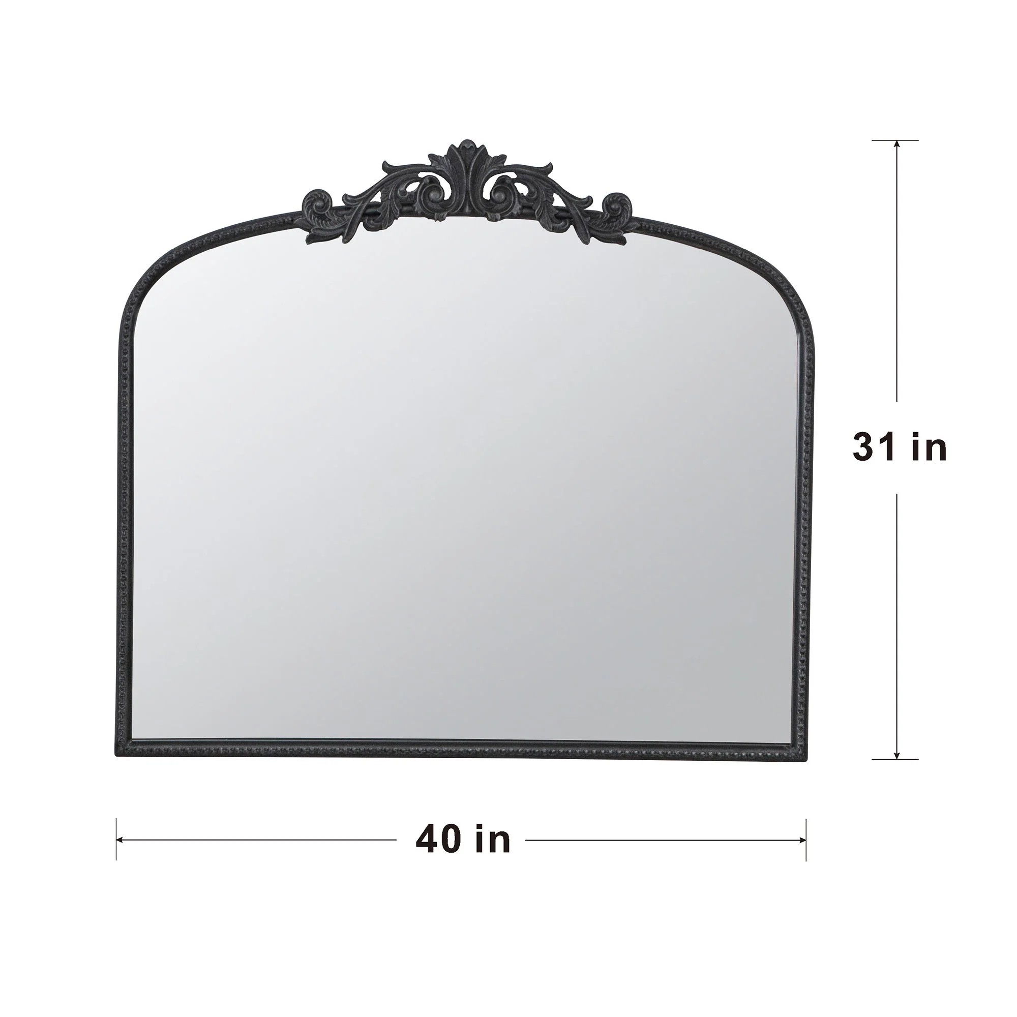 Arch Mirror, Baroque Inspired Wall Decor For Bathroom, Bedroom, Living Room - Image 31