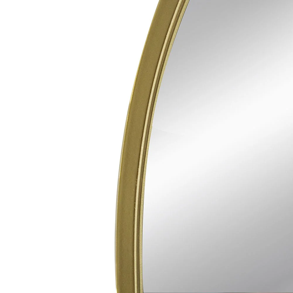 Arched Mirror With Metal Frame, Wall Mirror For Living Room Bedroom Entryway - Image 22
