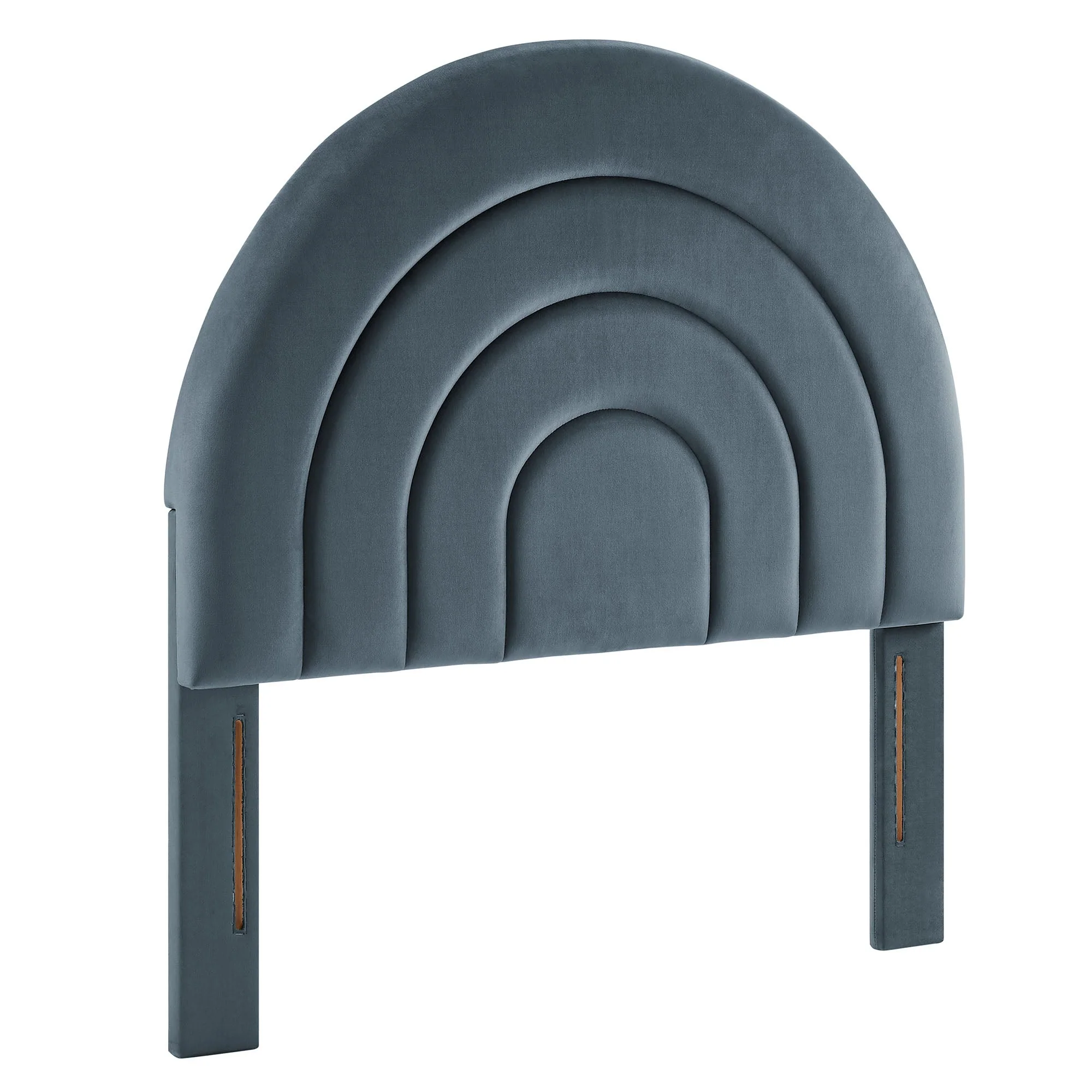 Arched Performance Velvet Upholstered Headboard - Image 11