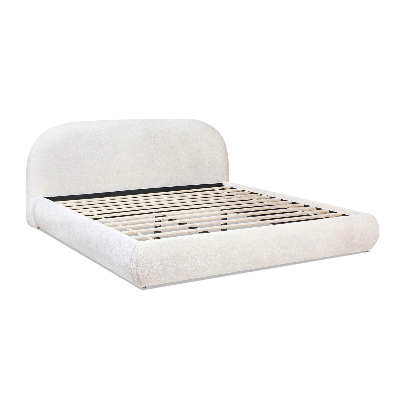 Archie Puffy Grounded - Upholstered Platform Bed - Image 12