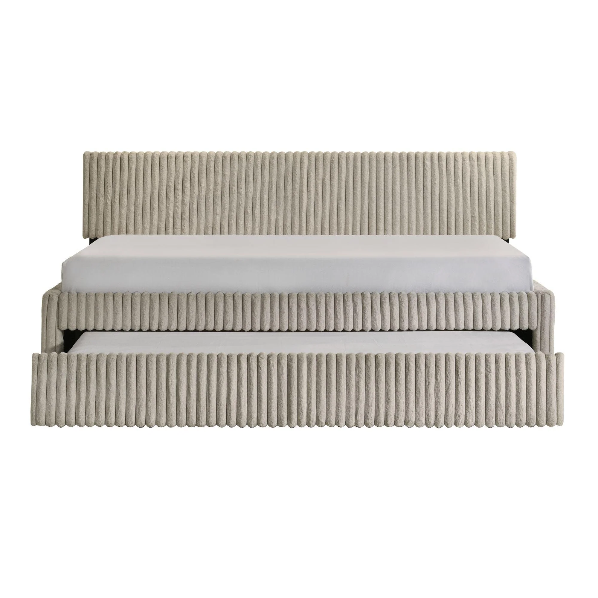 Arden - Twin Daybed With Trundle - Corduroy Beige - Image 7