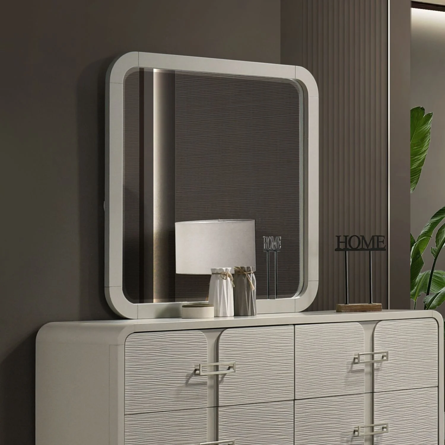 Aria - Mirror - Beige - Image 5