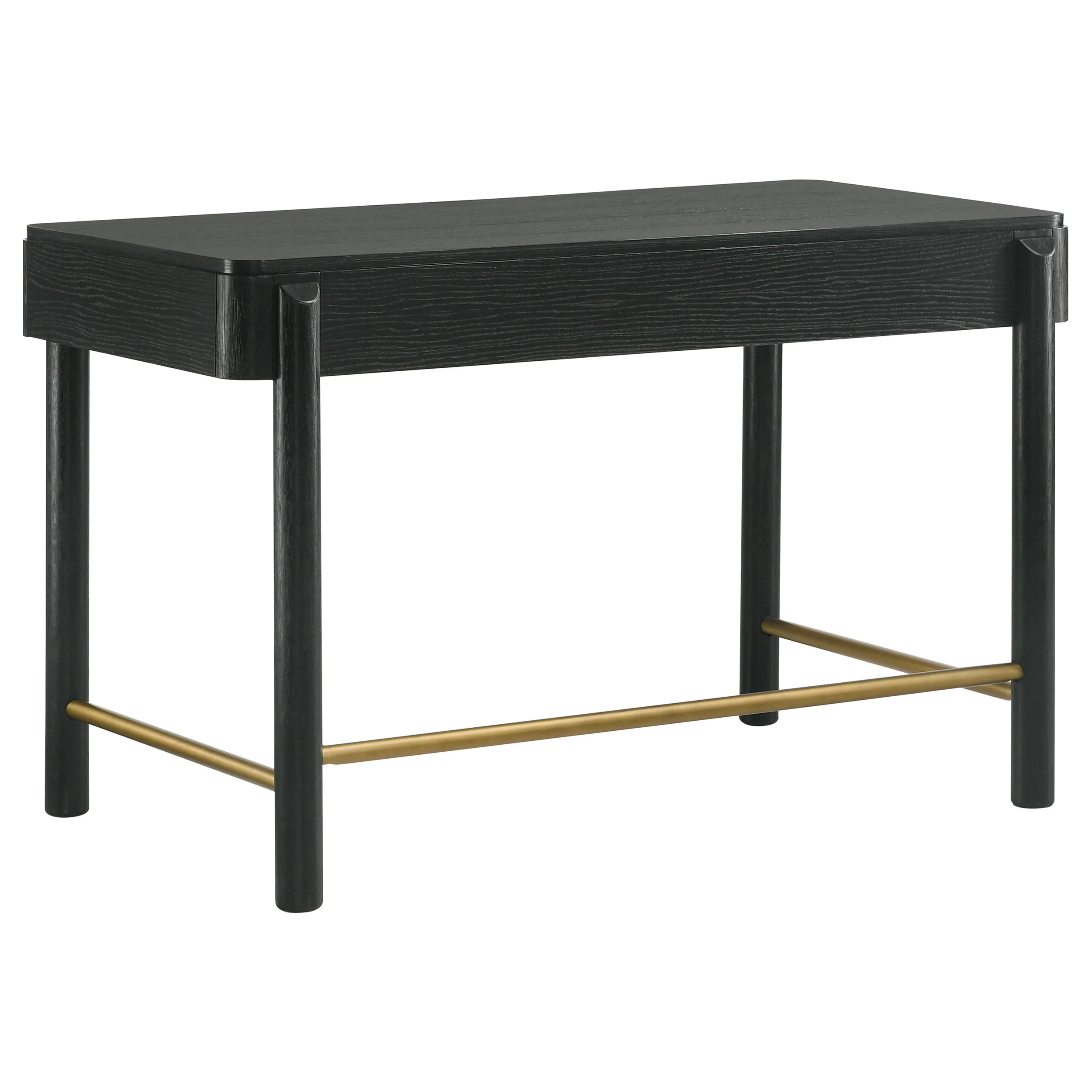 Arini 2-Drawer Vanity Desk - Black Ash - Image 7