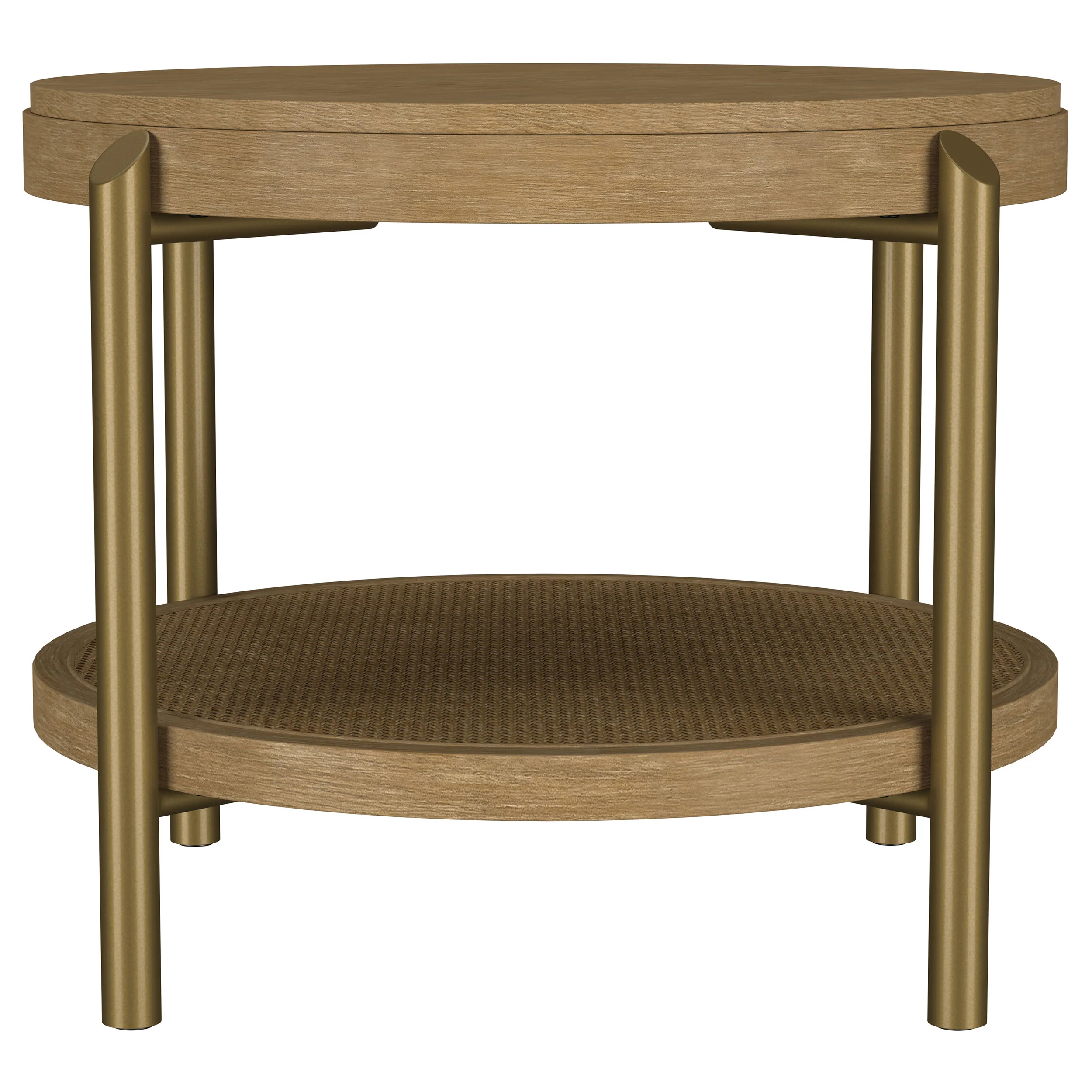 Arini 2-Piece Round Coffee and End Table Set, Sand Wash - Image 3