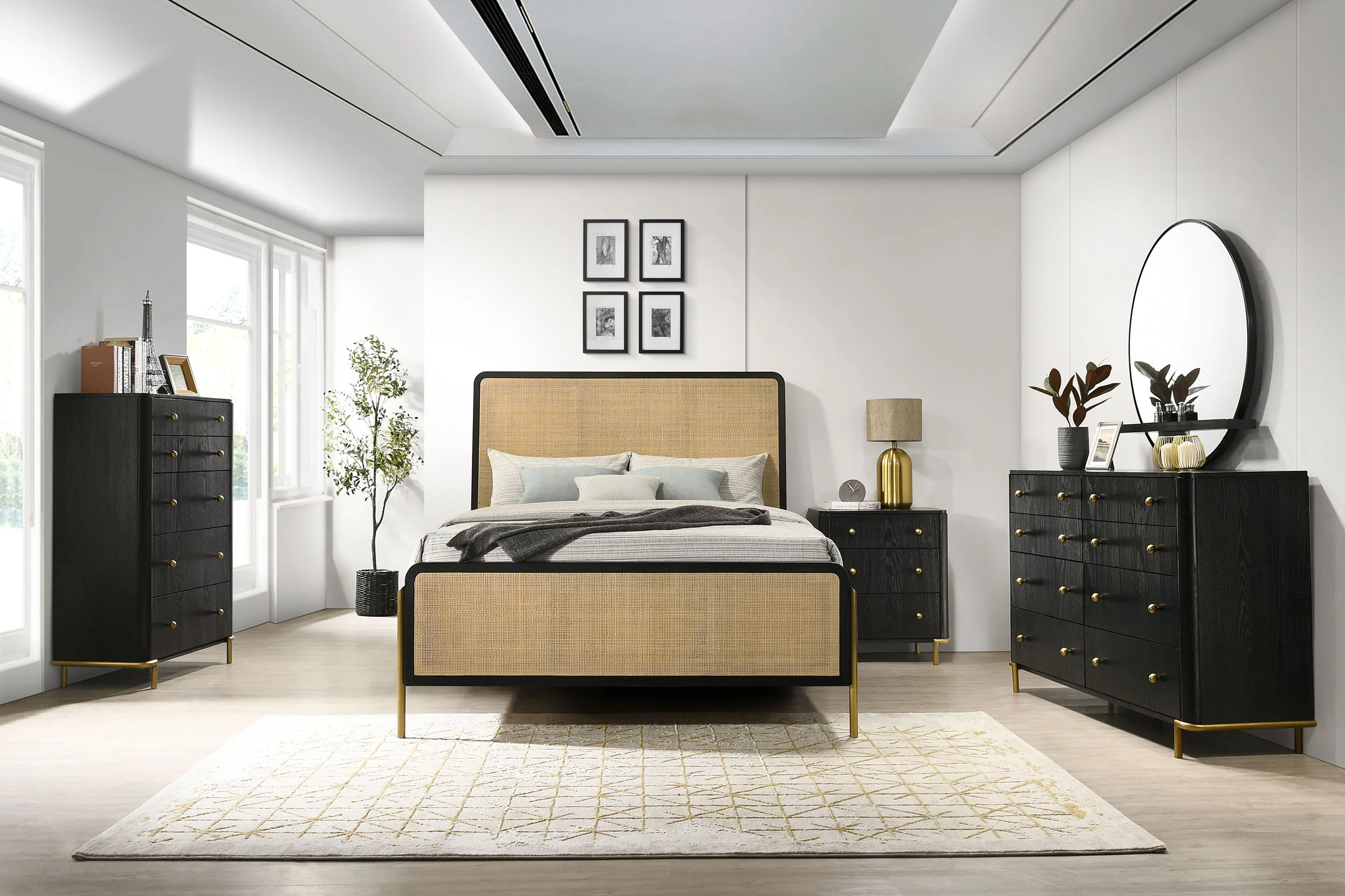 Arini 8-Drawer Dresser in Black - Image 14