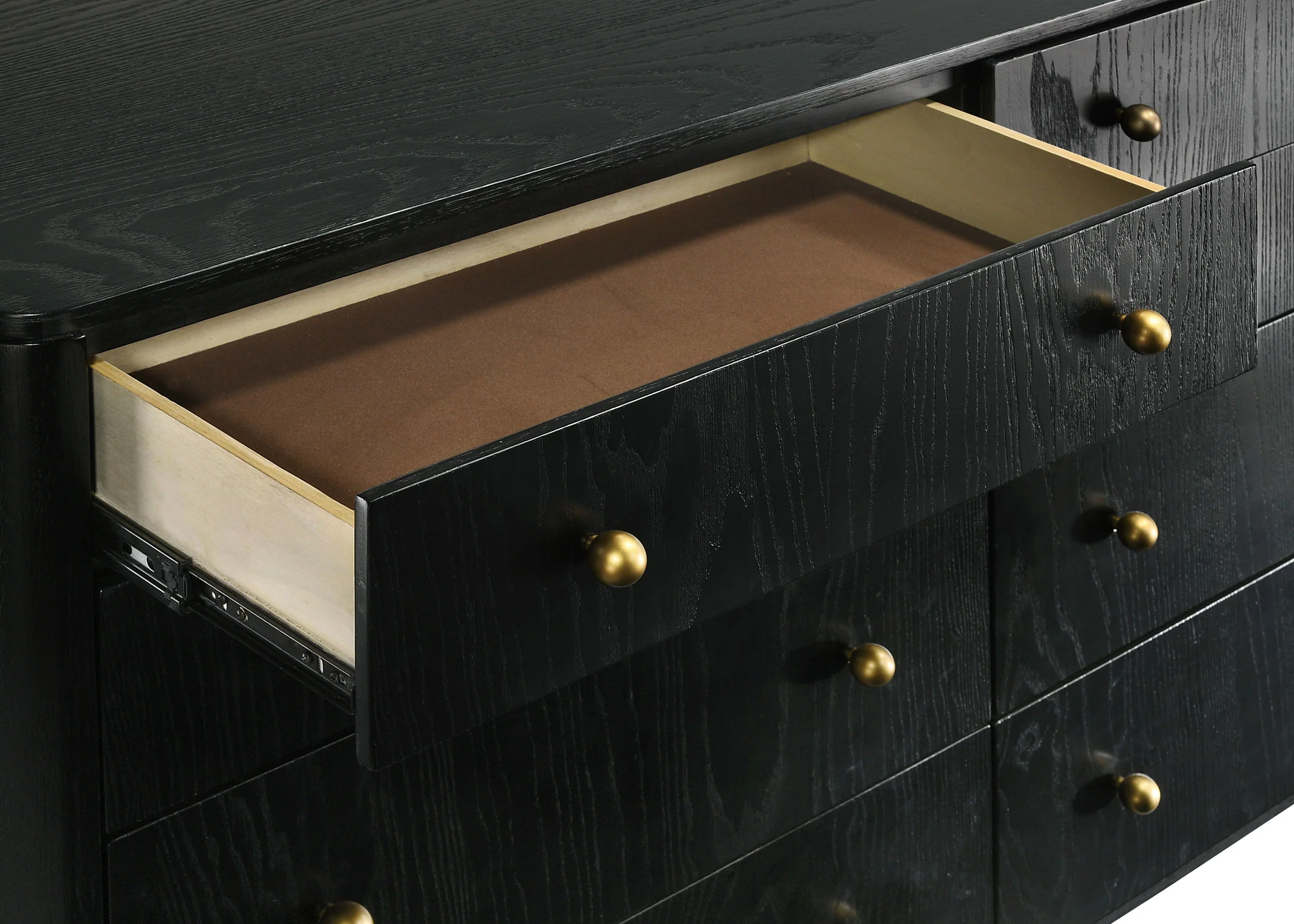 Arini 8-Drawer Dresser in Black - Image 8