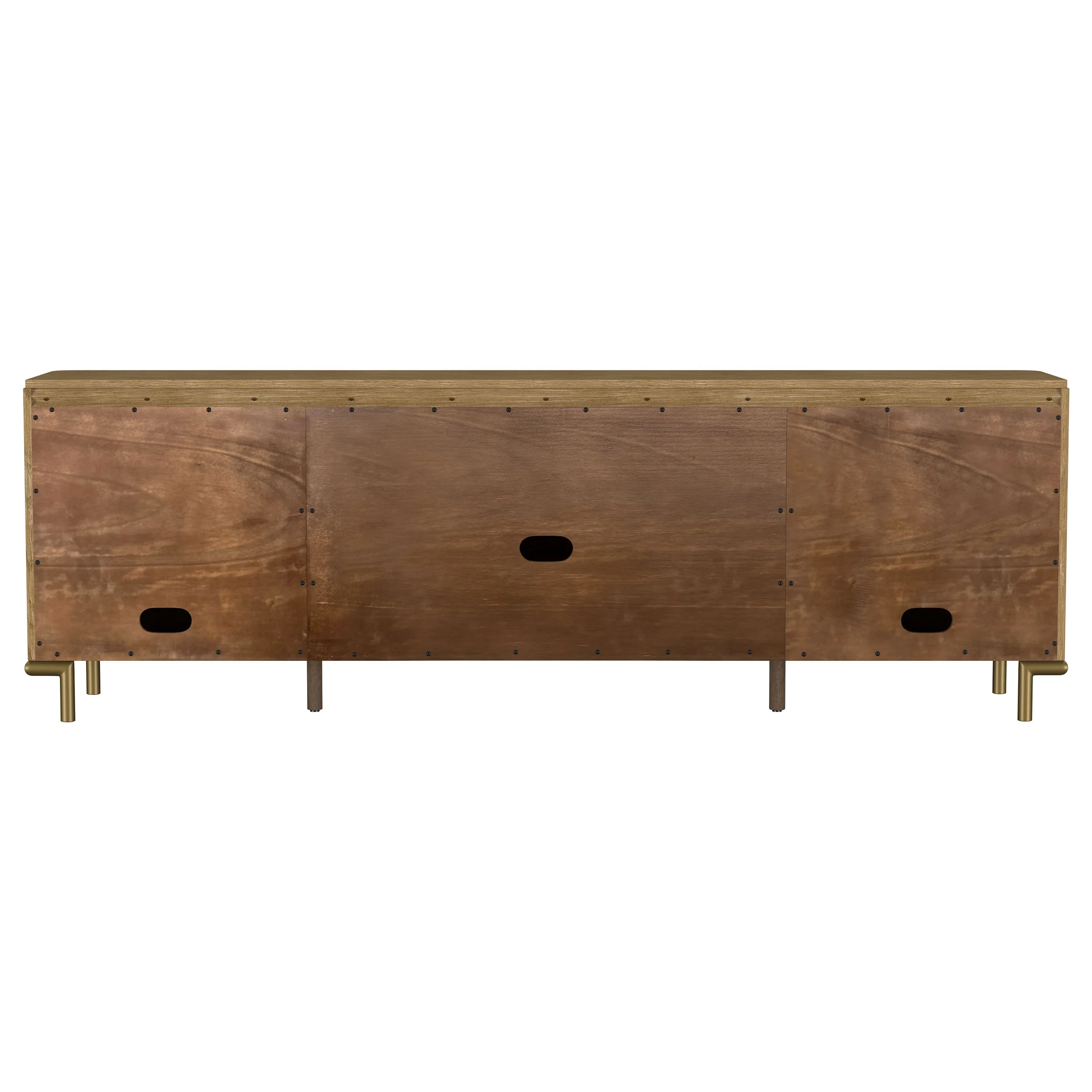 Arini Rattan Cane 2-Door TV Stand - Sand Wash - Image 9