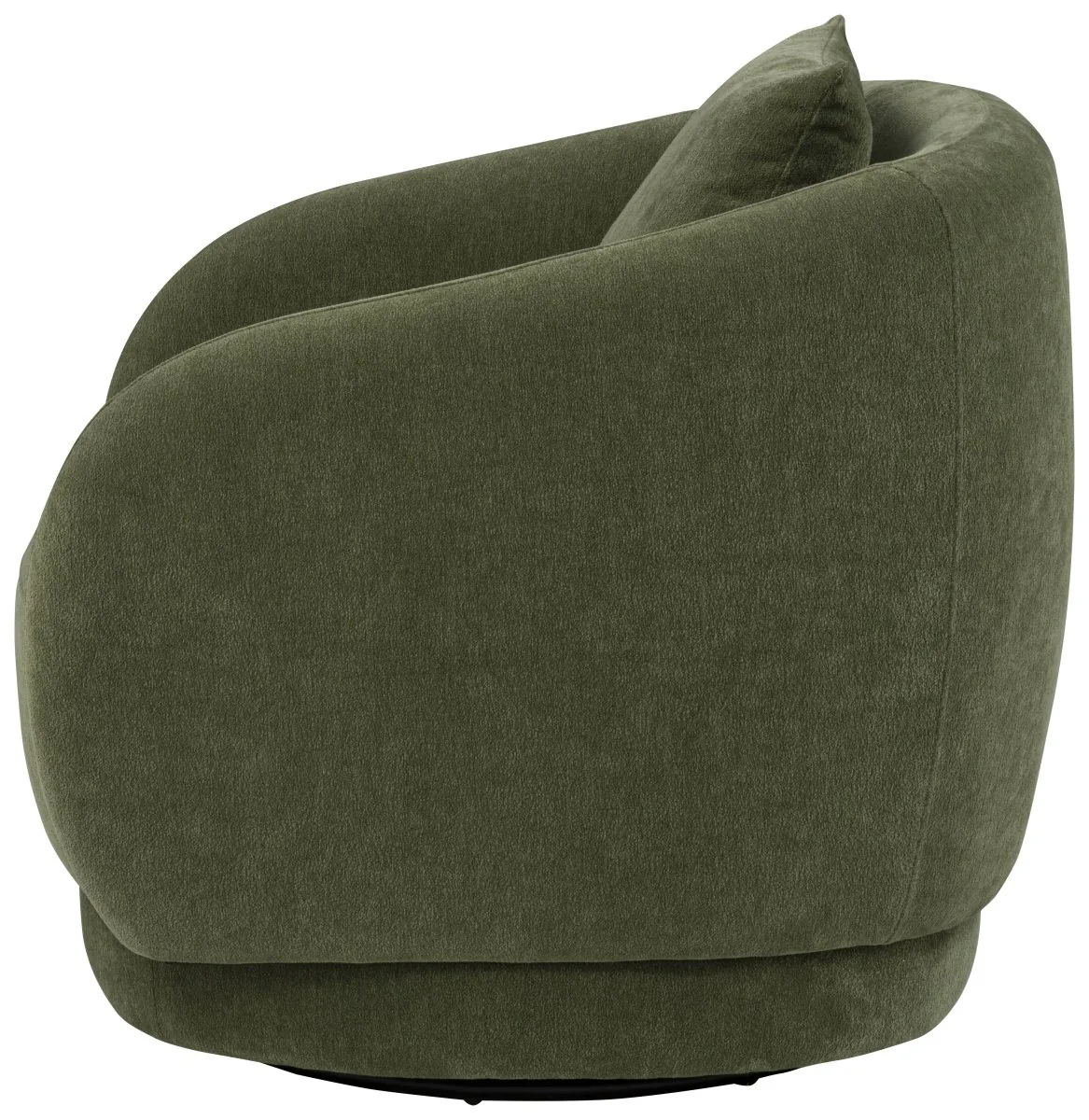 Arnaud Chenille Upholstered Swivel Accent Chair Green - Image 2