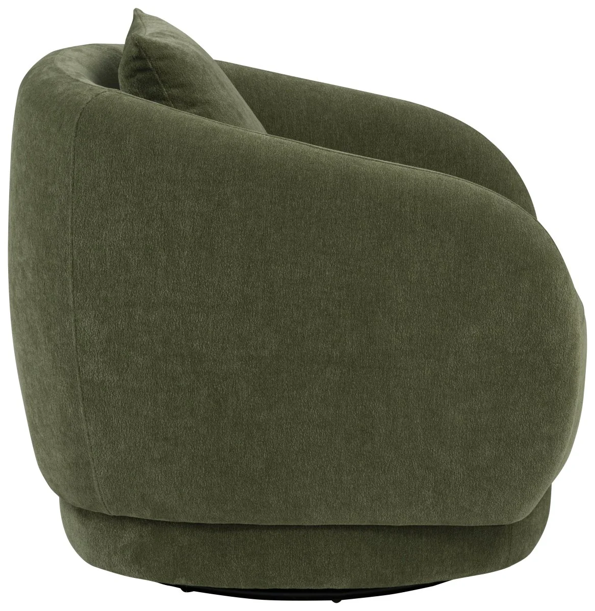 Arnaud Chenille Upholstered Swivel Accent Chair - Green - Image 6