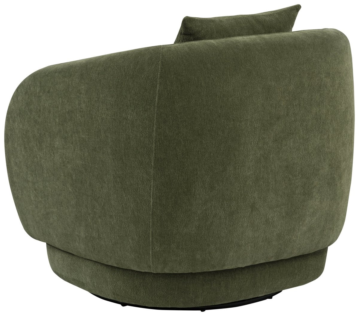 Arnaud Green Chenille Upholstered Swivel Accent Chair - Image 5