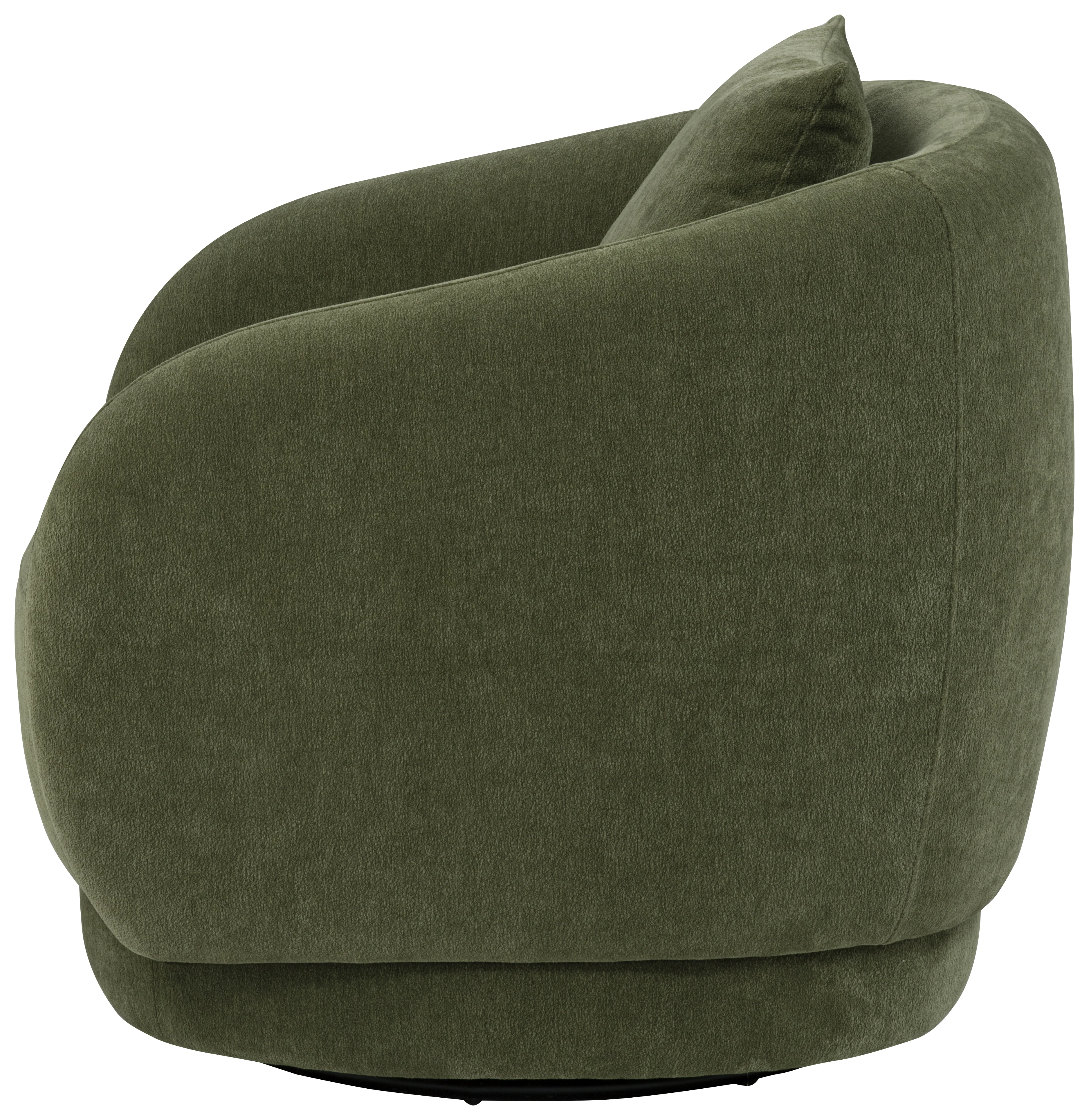 Arnaud Green Chenille Upholstered Swivel Accent Chair - Image 3