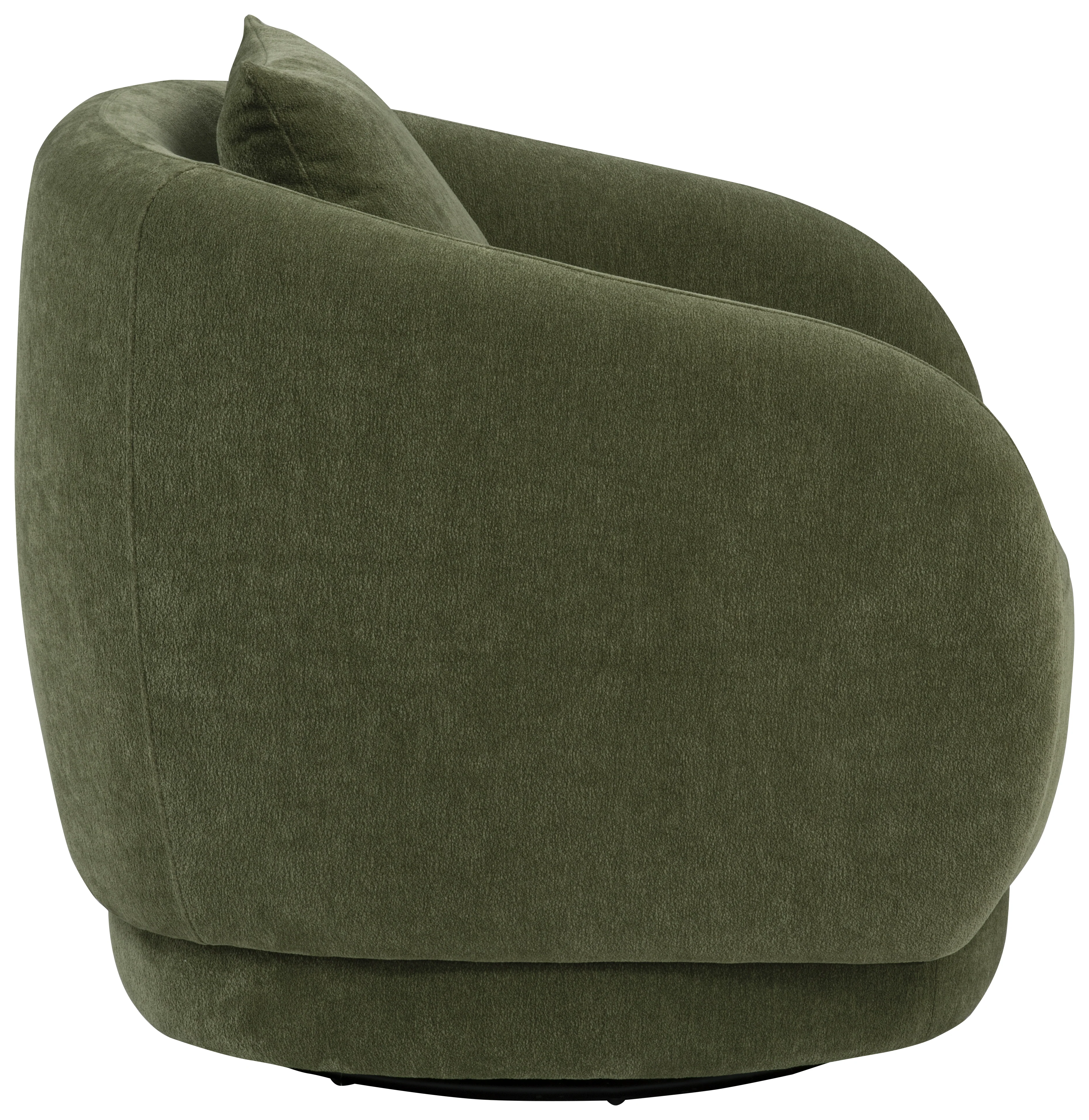 Arnaud Green Chenille Upholstered Swivel Accent Chair - Image 5