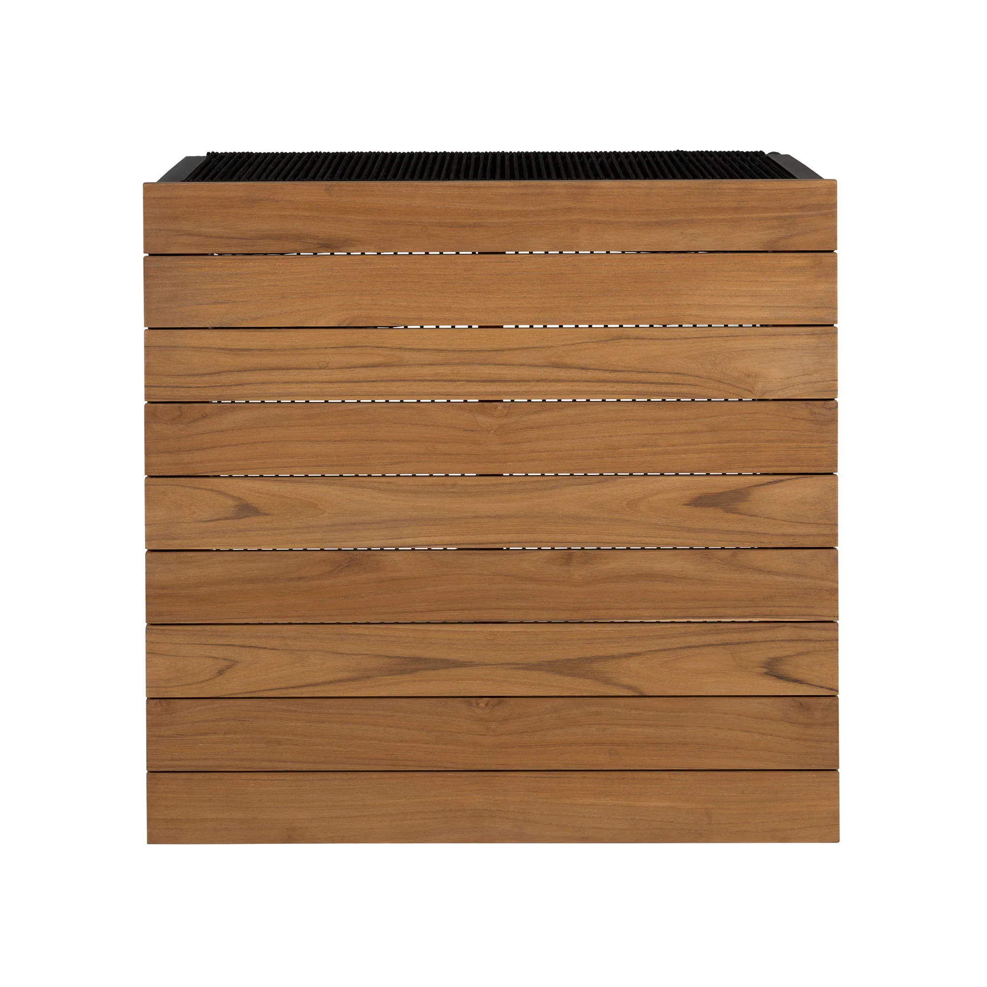 Artesia - Outdoor Patio Coffee Table - Teak / Black - Image 9