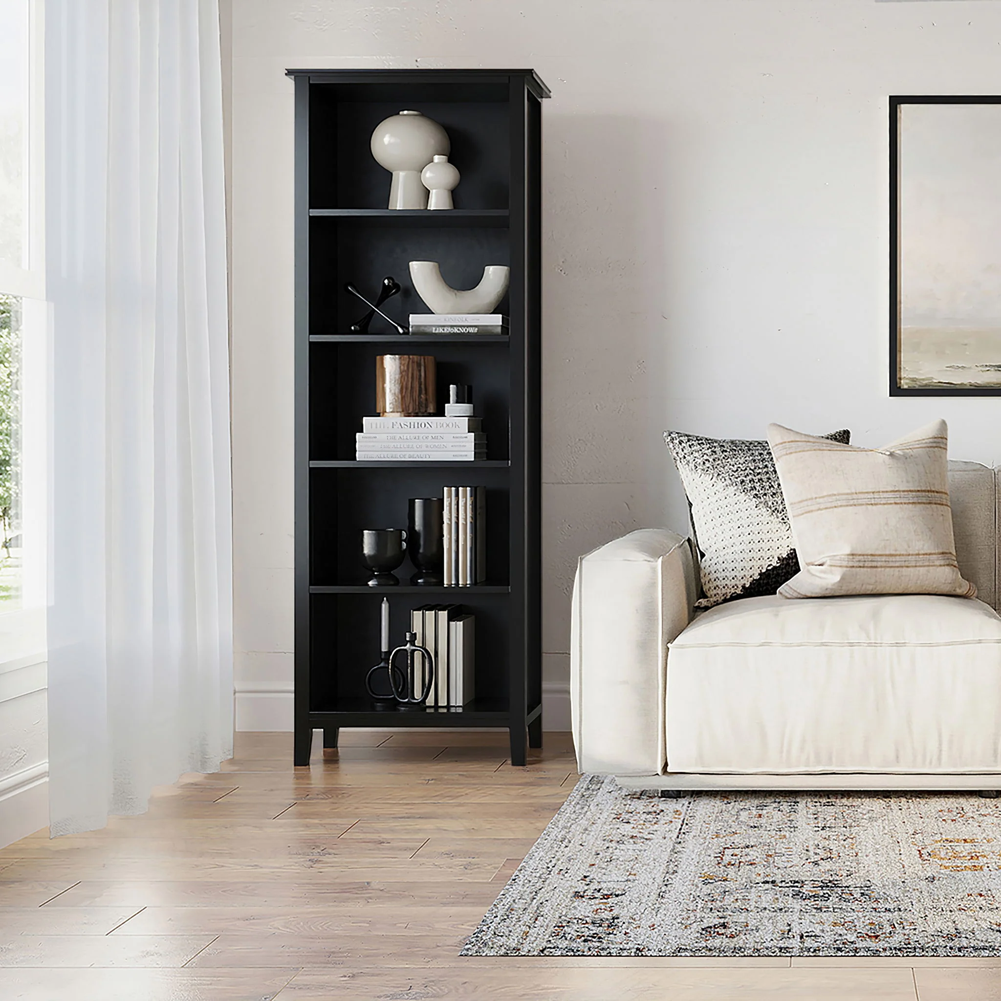 Artisan - 5 Shelf Bookcase, Handcrafted - Image 16