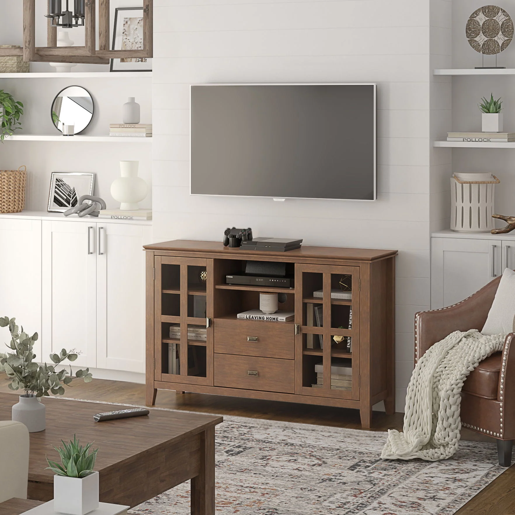 Artisan - Handcrafted Tall TV Media Stand - Image 16