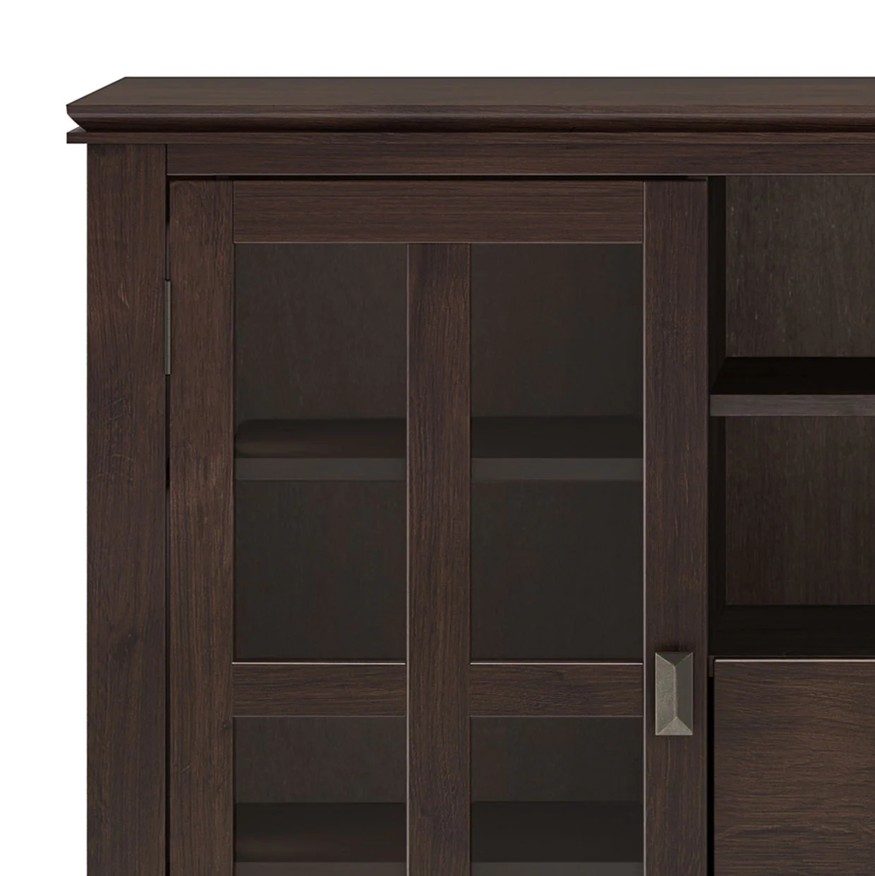 Artisan - Tall TV Media Stand - Dark Chestnut Brown - Image 2