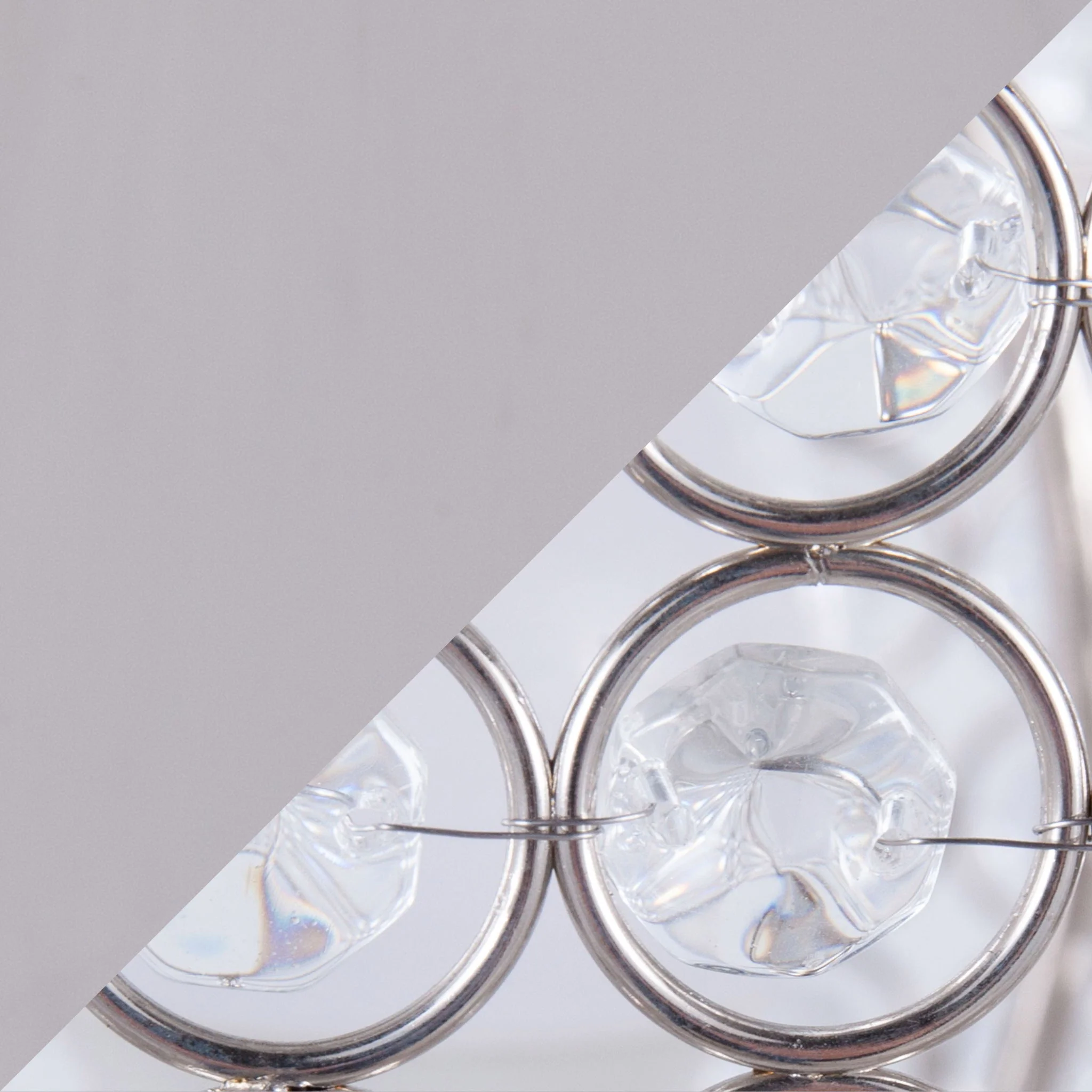 Ashland - Contemporary Table Lamp Round Clear Crystal Beads (Set of 2) - Polished Nickel - Image 3