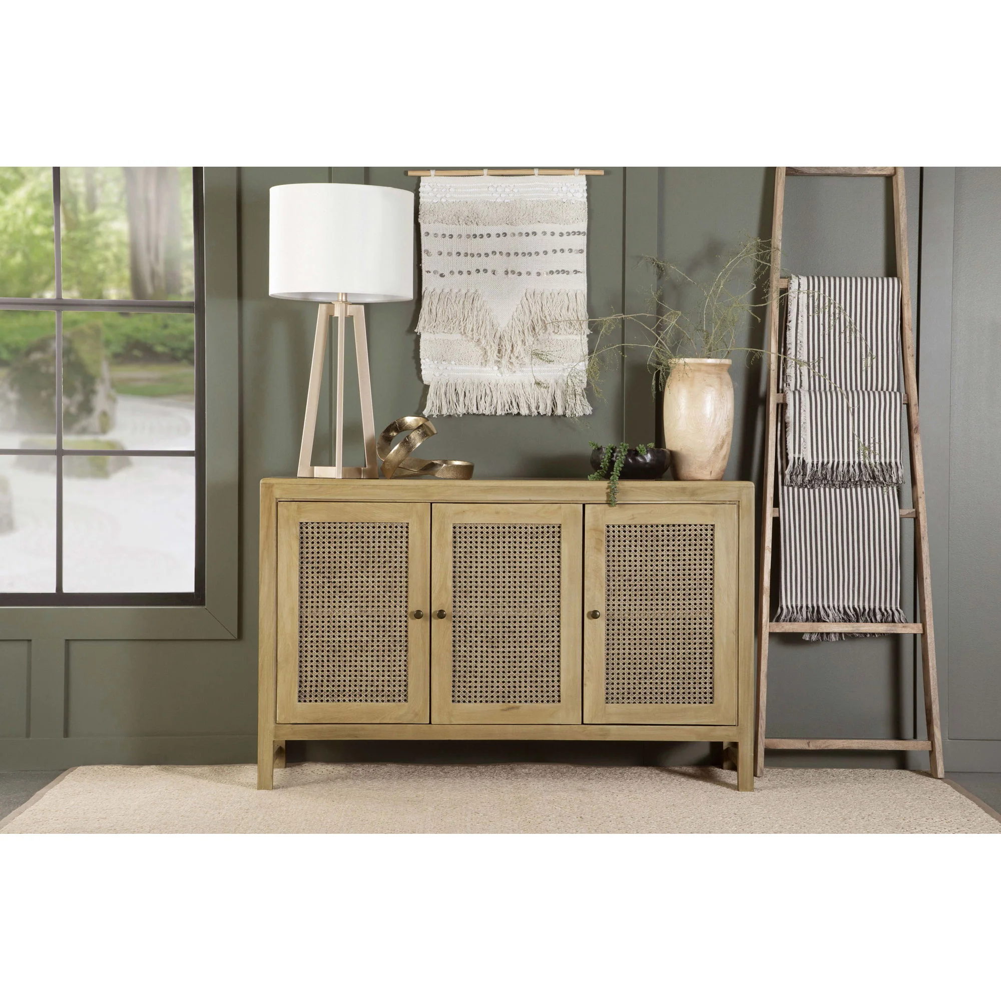 Ashton - 3 Door Accent Cabinet - Natural - Image 3