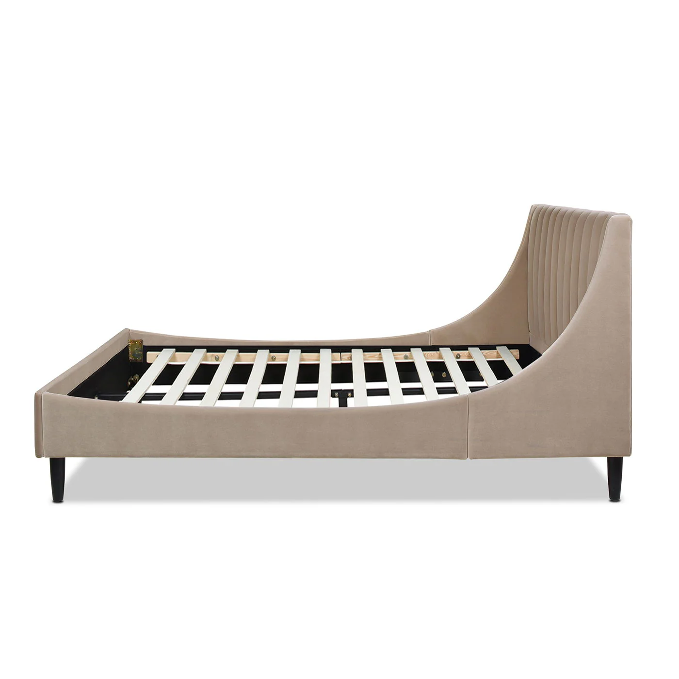 Aspen - Vertical Tufted Modern Headboard Platform Bed Set - Image 103