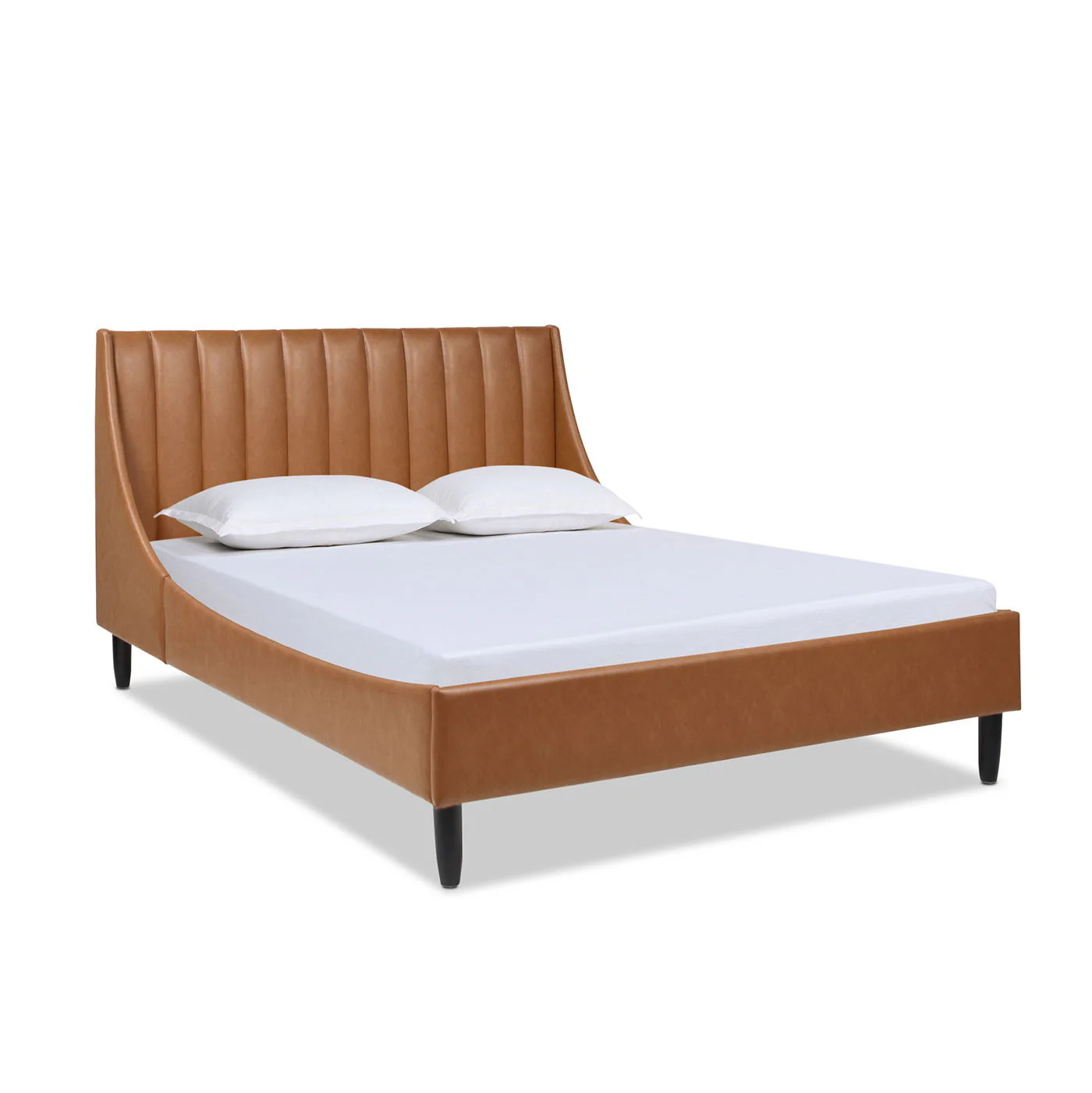 Aspen - Vertical Tufted Modern Headboard Platform Bed Set - Image 33