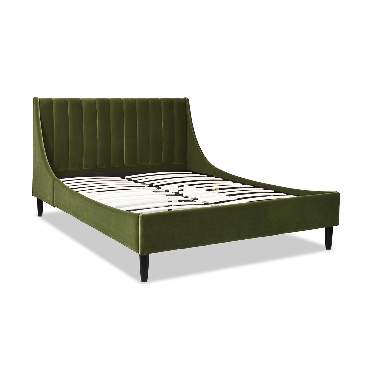 Aspen - Vertical Tufted Modern Headboard Platform Bed Set - Image 56