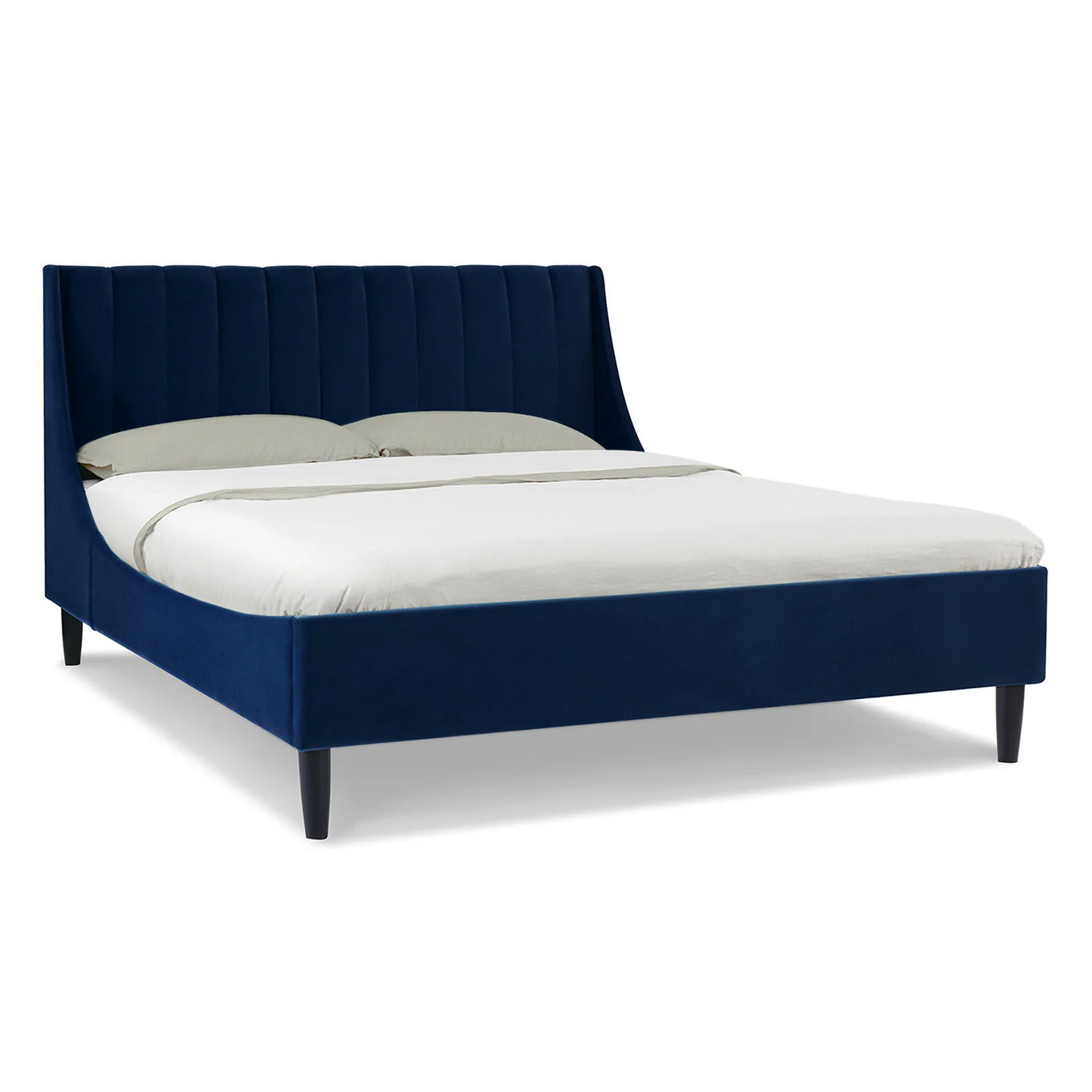Aspen - Vertical Tufted Modern Headboard Platform Bed Set - Image 66