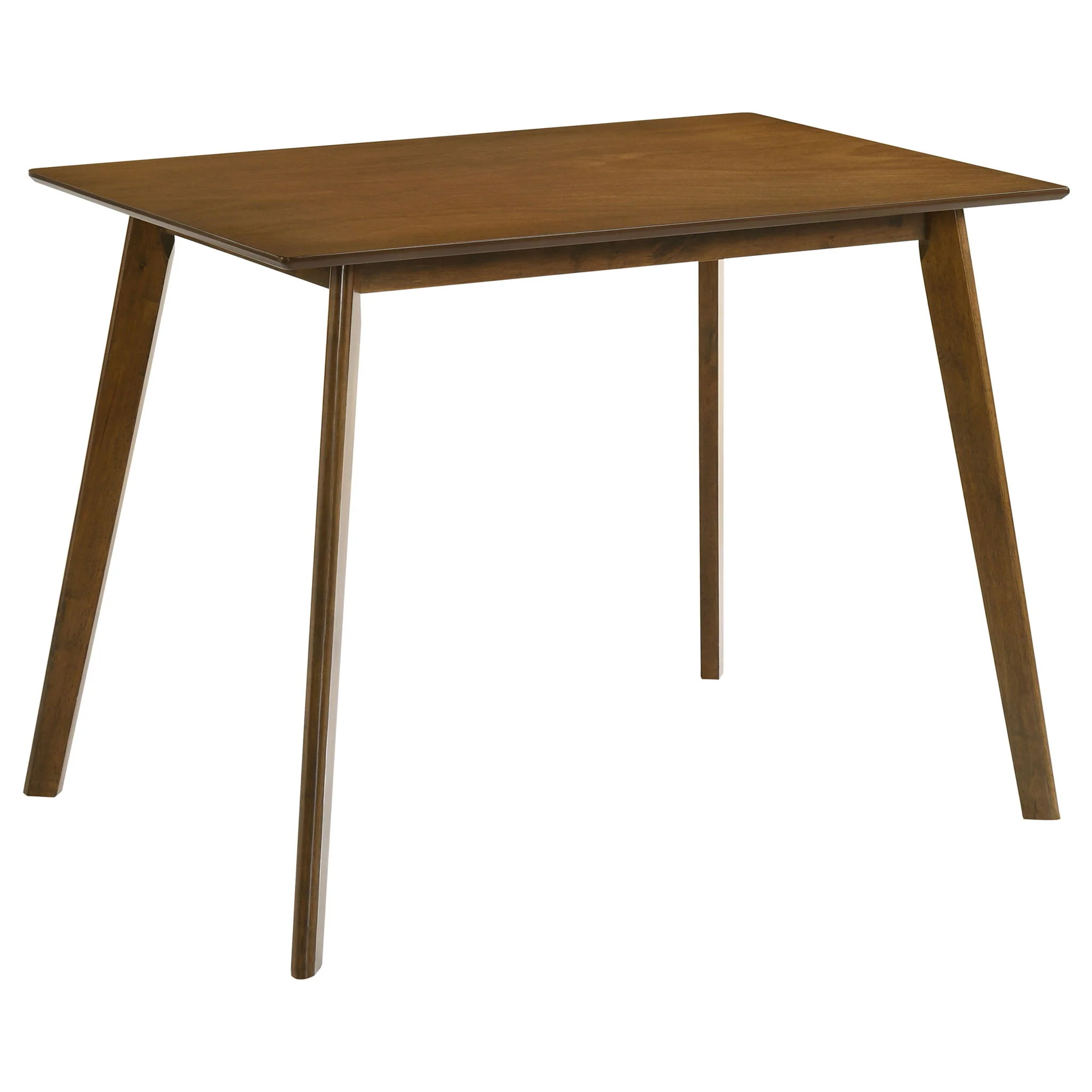 Aston - 5 Piece Counter Height Dining Set With Bent Backs And Upholstered Seats - Walnut - Image 2