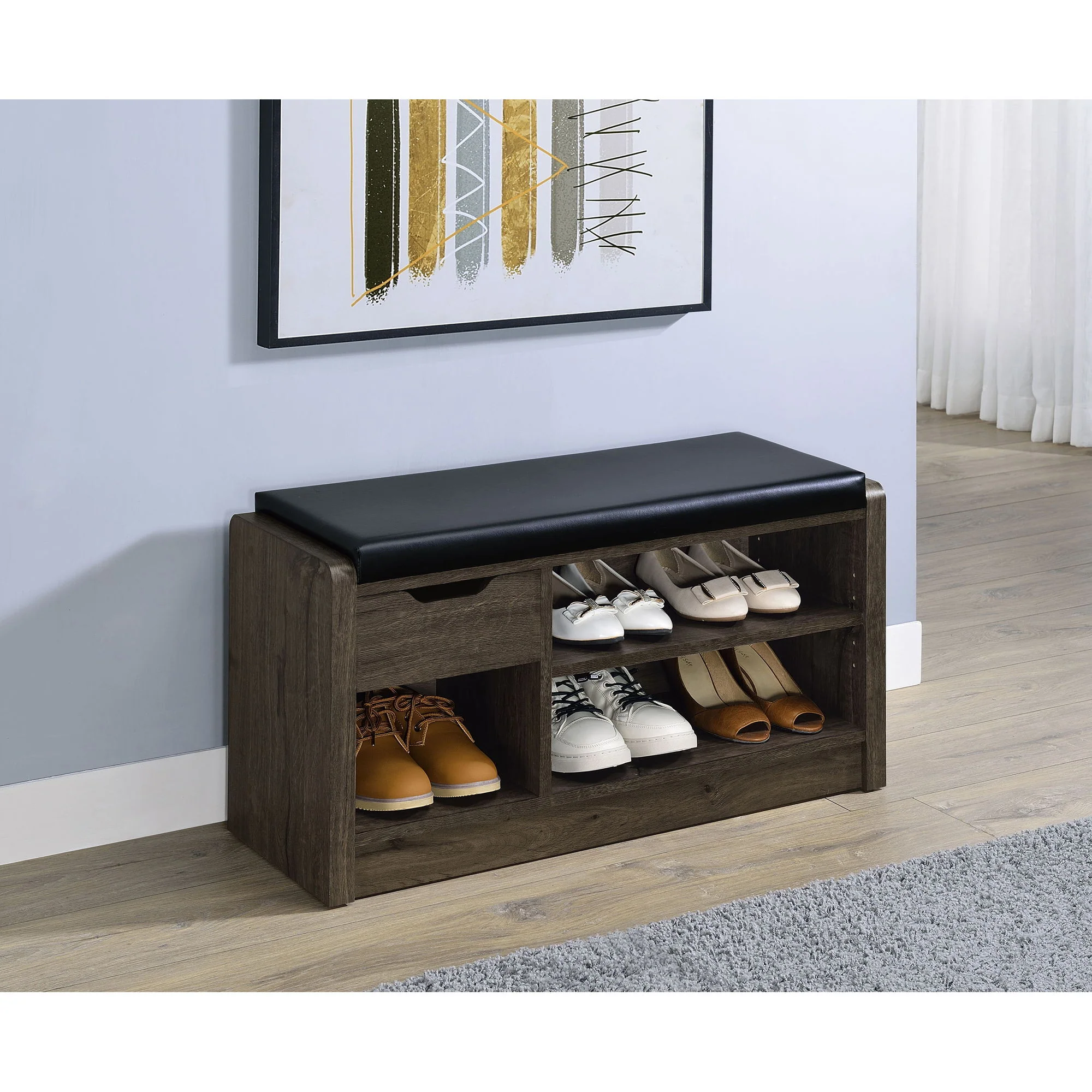 Astor - Open Shelf Storage Bench - Image 8