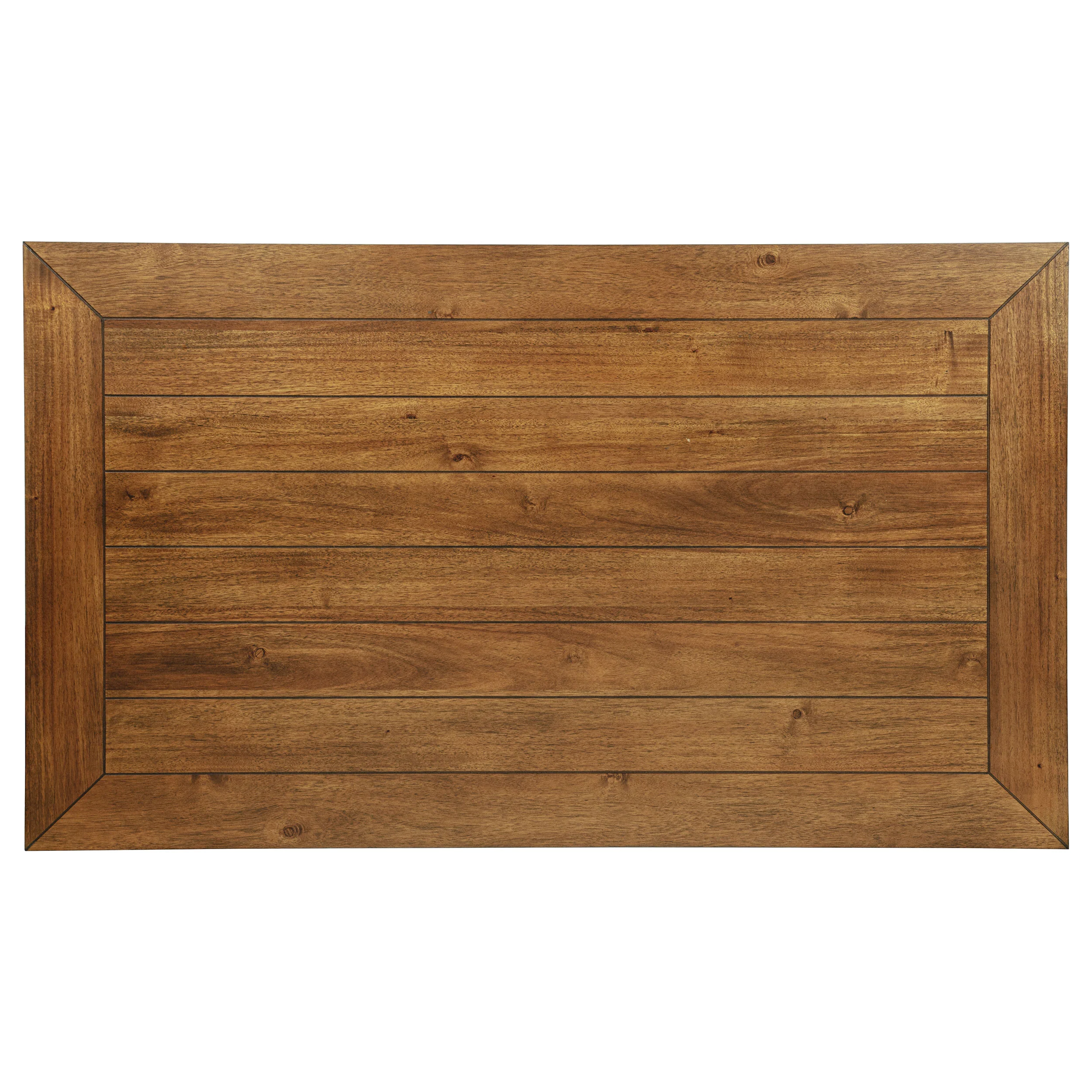 Atwood Rectangular Wood Dining Table in Warm Brown - Image 7