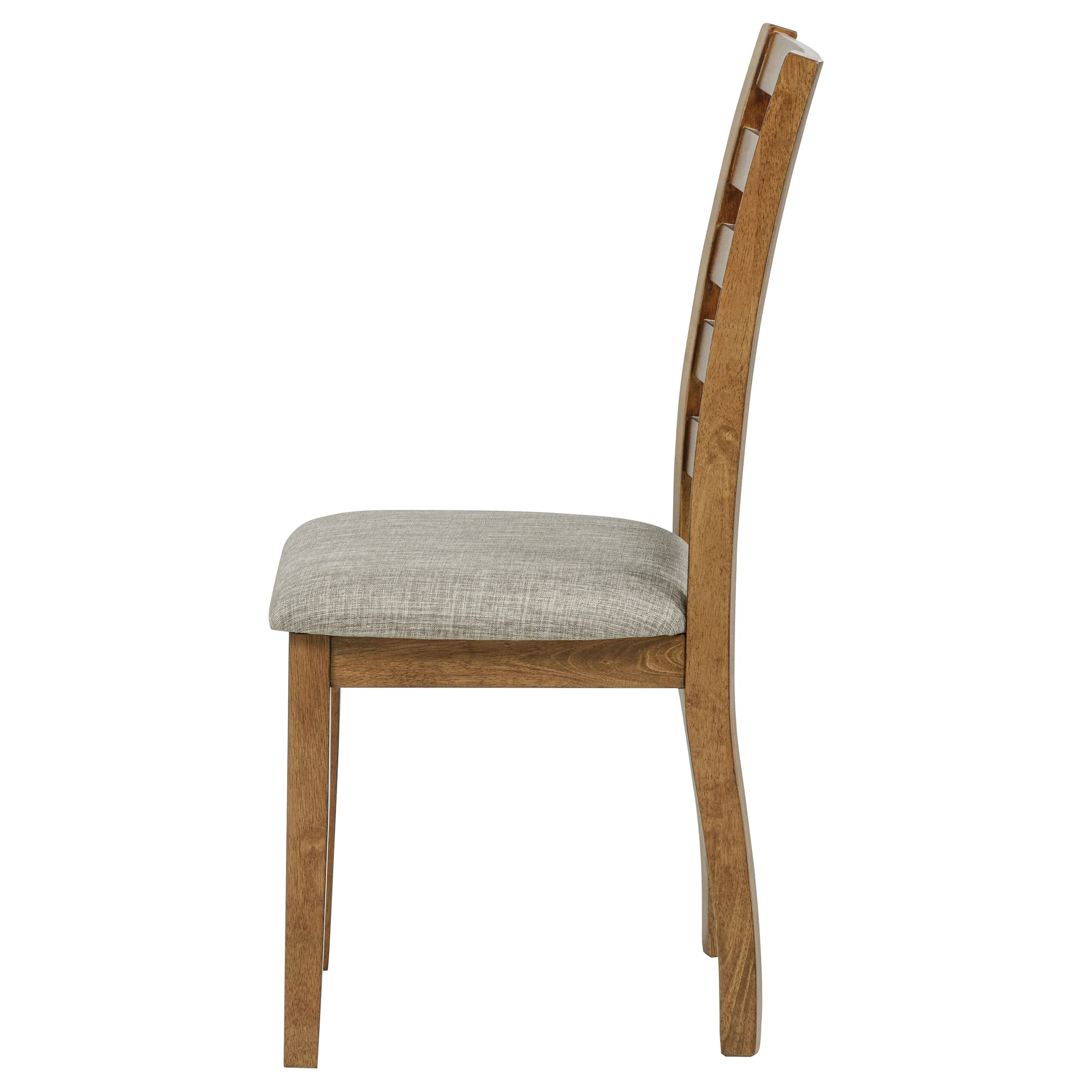 Atwood Wood Dining Side Chair Upholstered Seat Warm Brown - Image 6