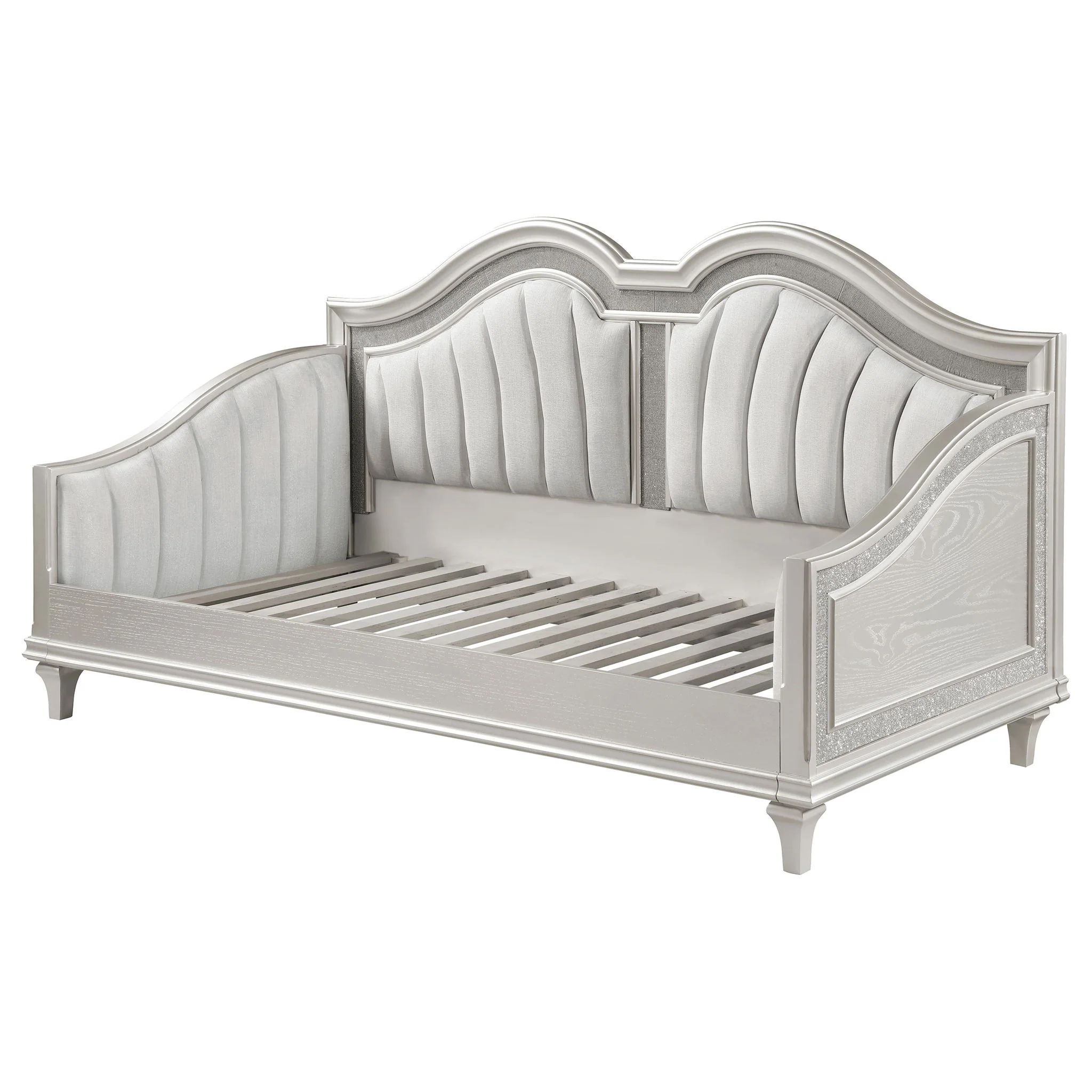 Aurelia - Twin Daybed With Trim Upholstery - Oak - Image 2