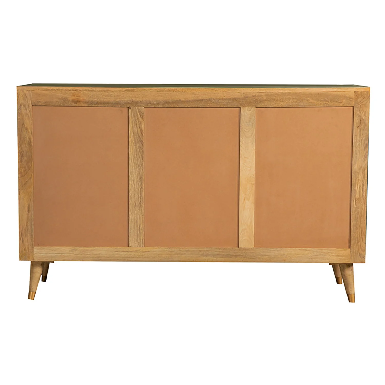 Austin - 3 Door Accent Cabinet With Tapered Legs - Natural - Image 4