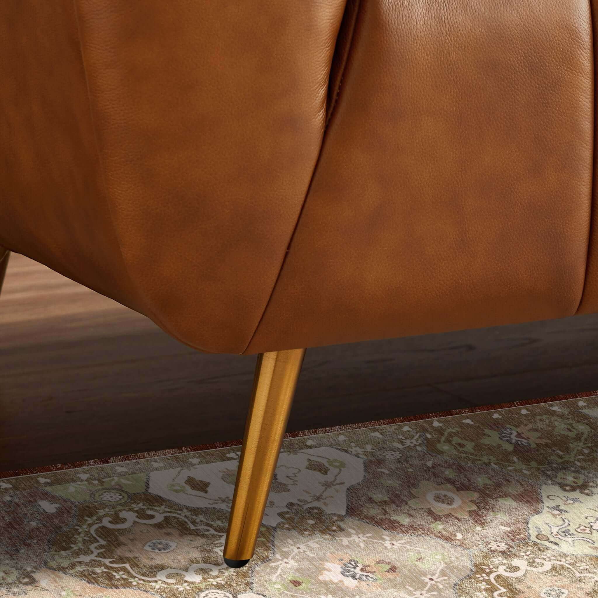 Ava - Sofa - Gold / Tan - Image 6
