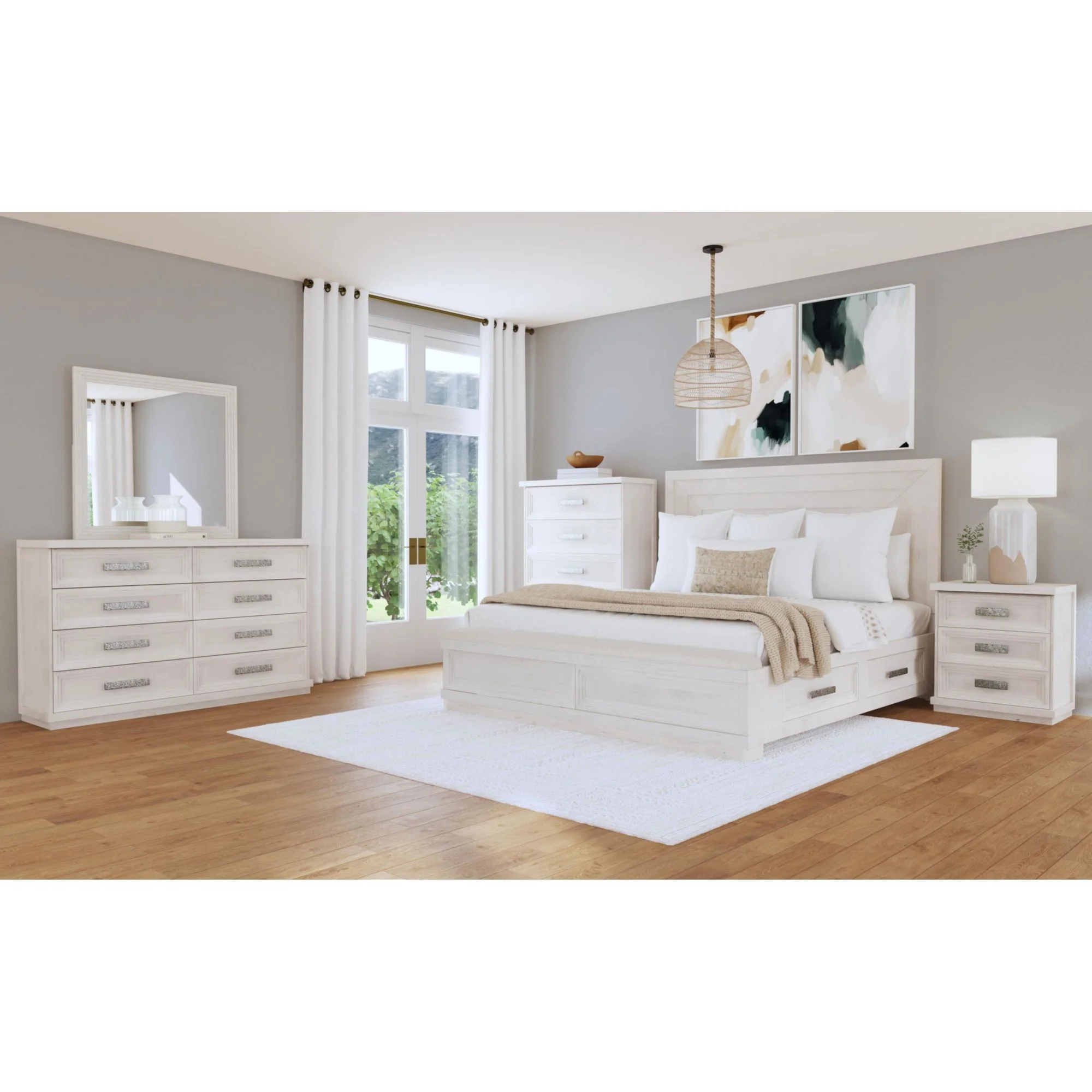 Avalanche - 5-Drawer Chest - Antique White - Image 4