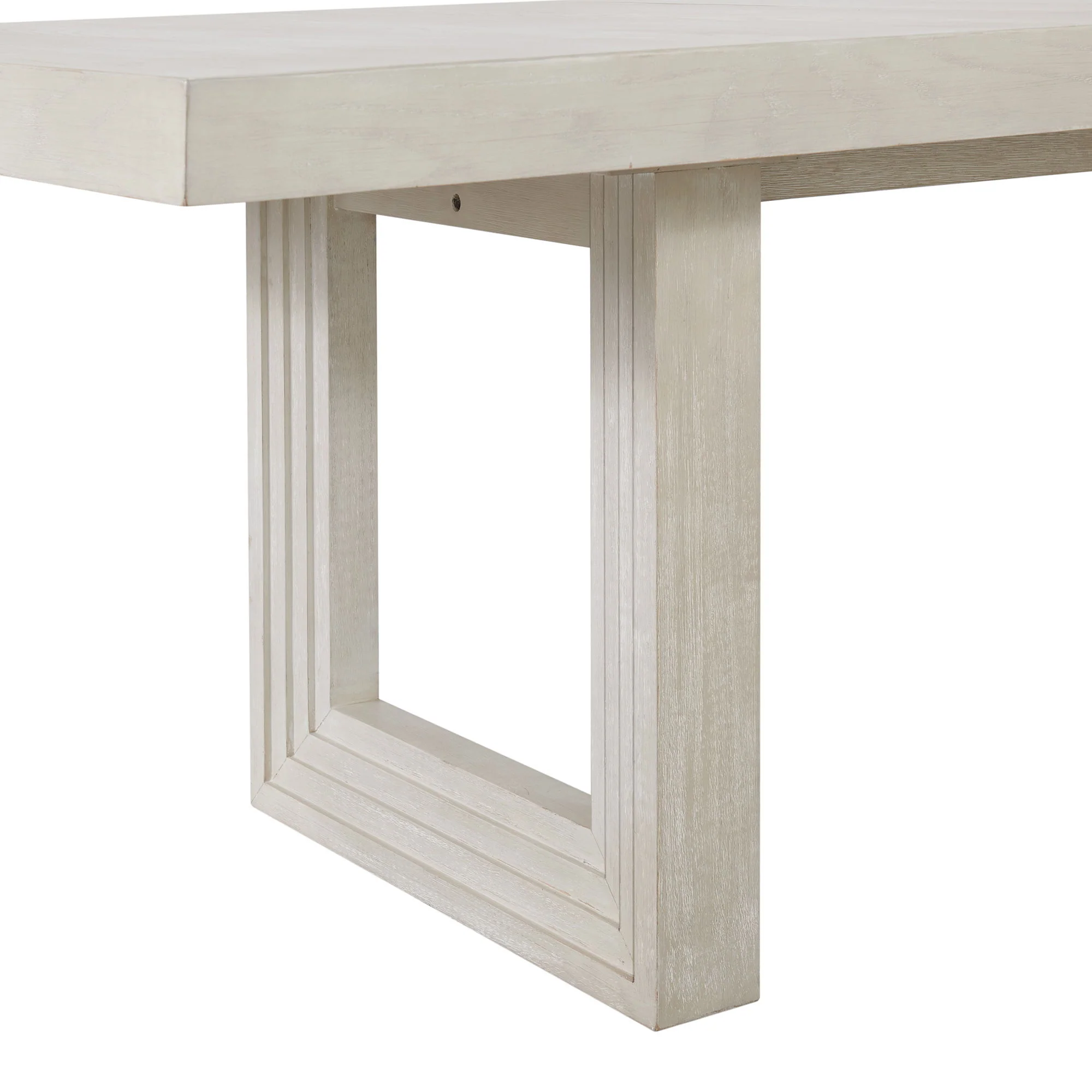 Avalanche - Rectangular Dining Table With 18" Leaf - Antique White - Image 9