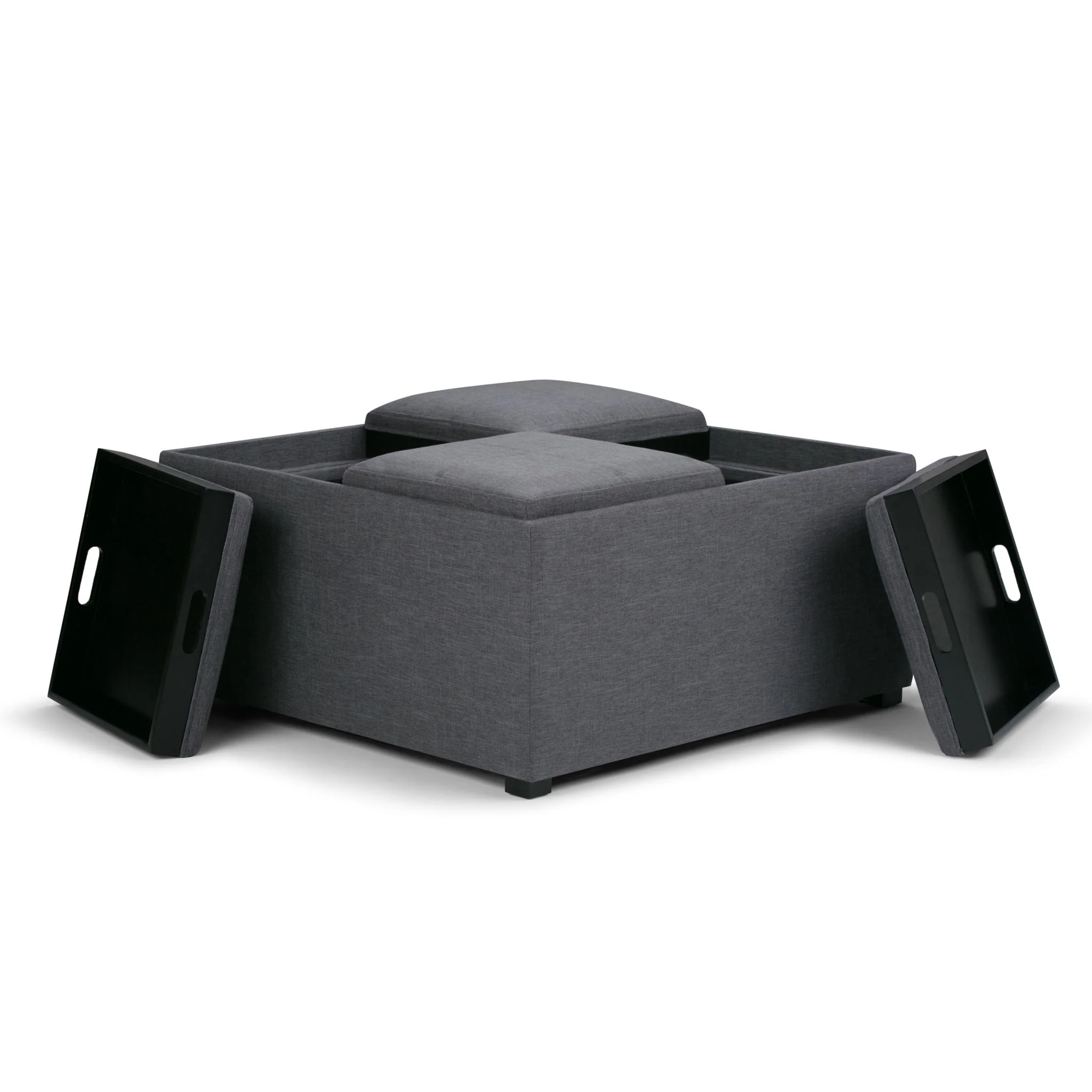 Avalon - Square Coffee Table, Storage Ottoman - Image 63