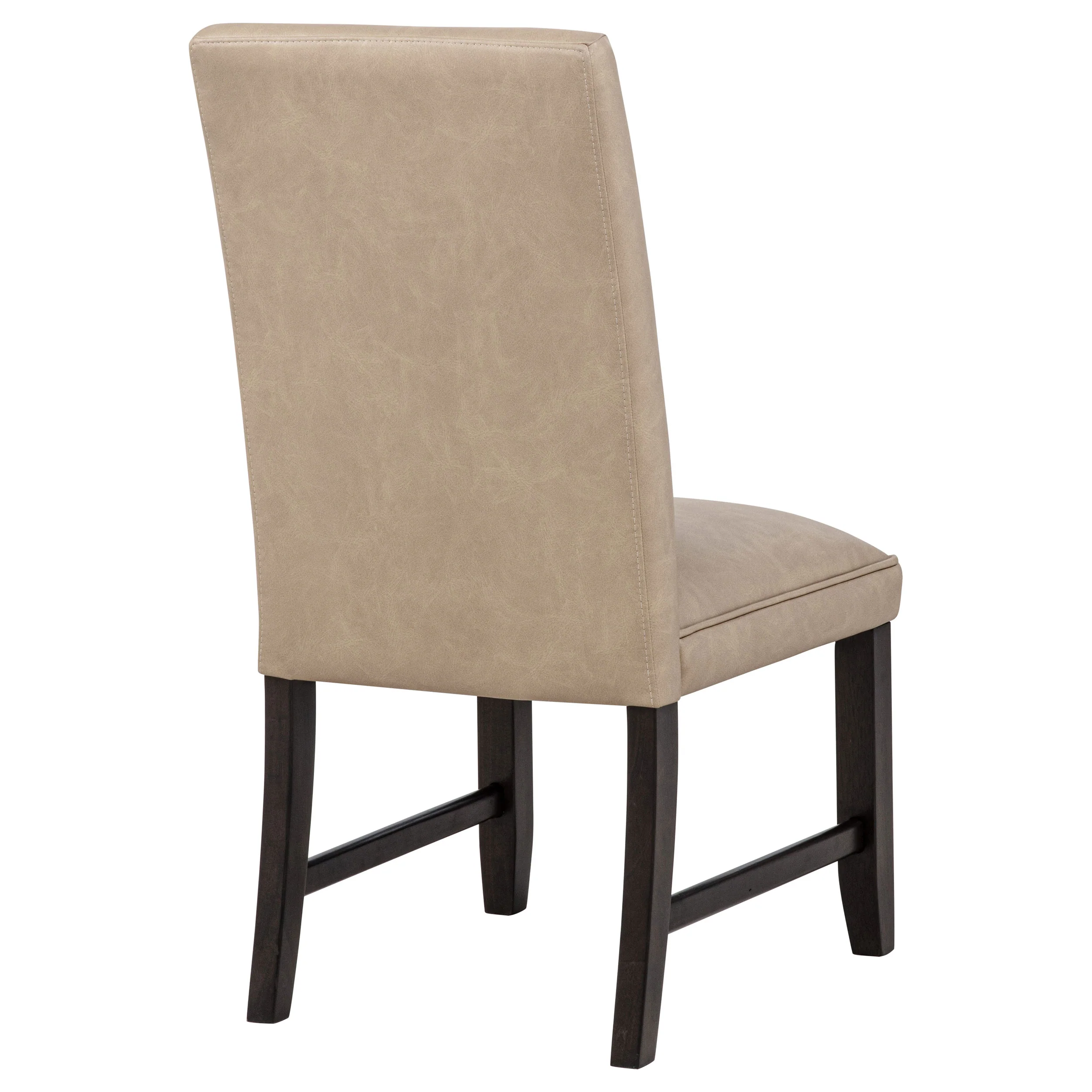 Averill Faux Leather Dining Side Chair, Tan (Set of 2) - Image 9