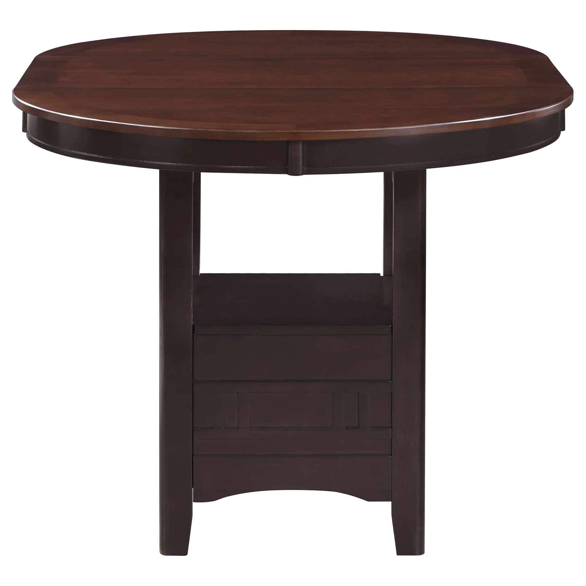 Avonlea - 5 Piece Set With Round Table And Upholstered Chairs - Chestnut - Image 8