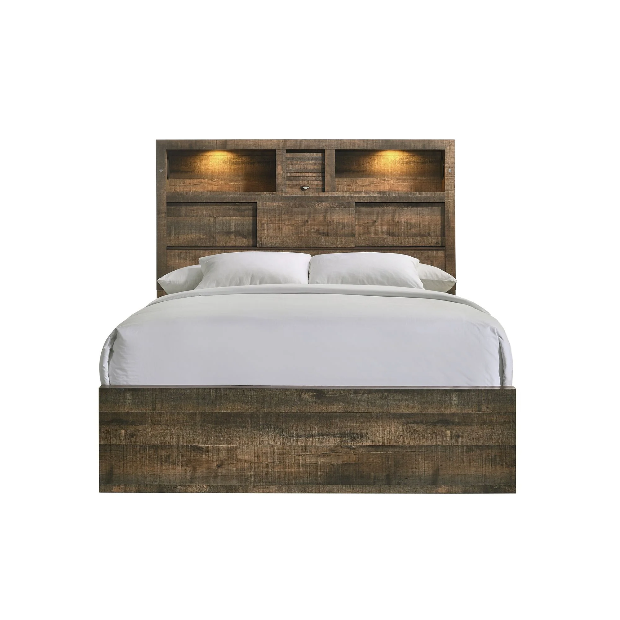 Bailey - Bookcase Panel Bed With Bluetooth - Image 5