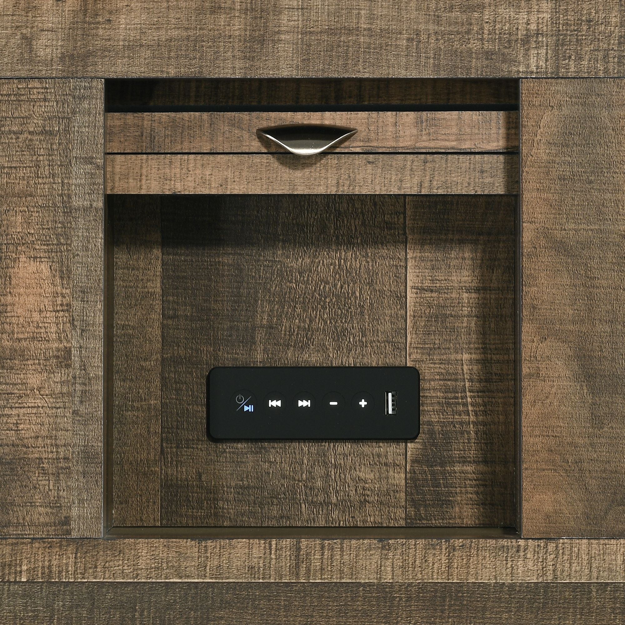 Bailey - Bookcase Panel Bed With Bluetooth - Image 6