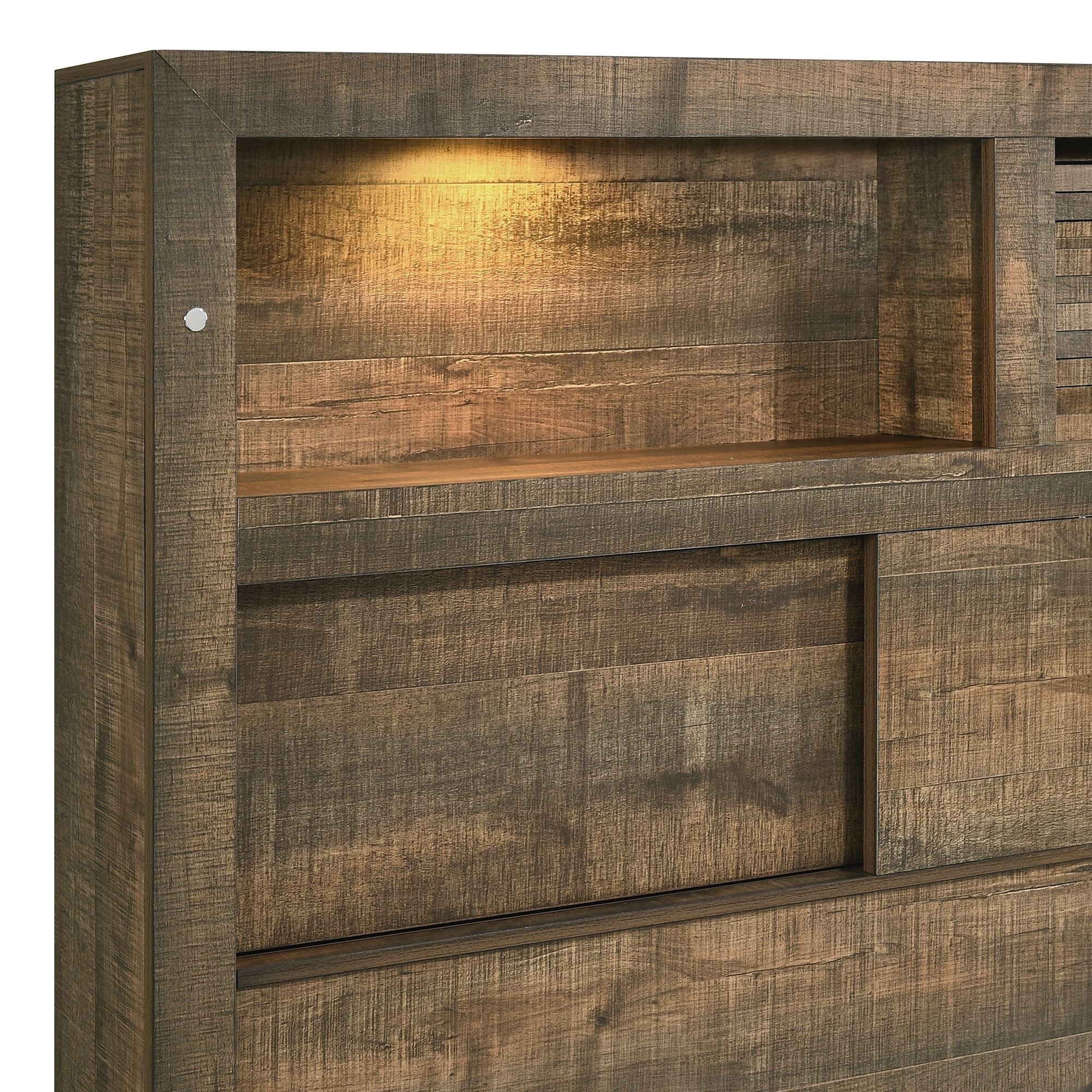 Bailey - Bookcase Panel Bed With Bluetooth - Image 7