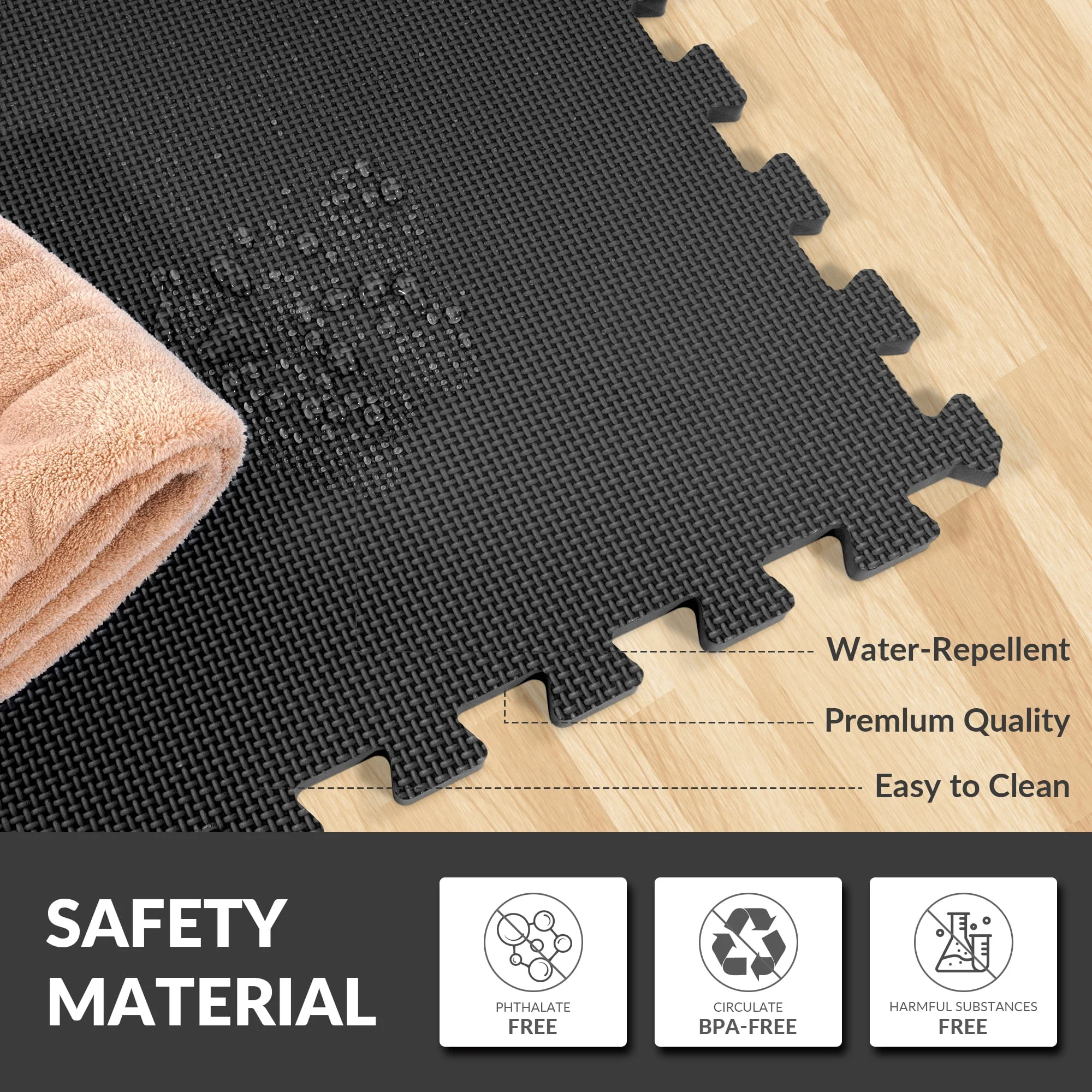 BalanceFrom Interlocking EVA Foam Floor Tiles - Image 4