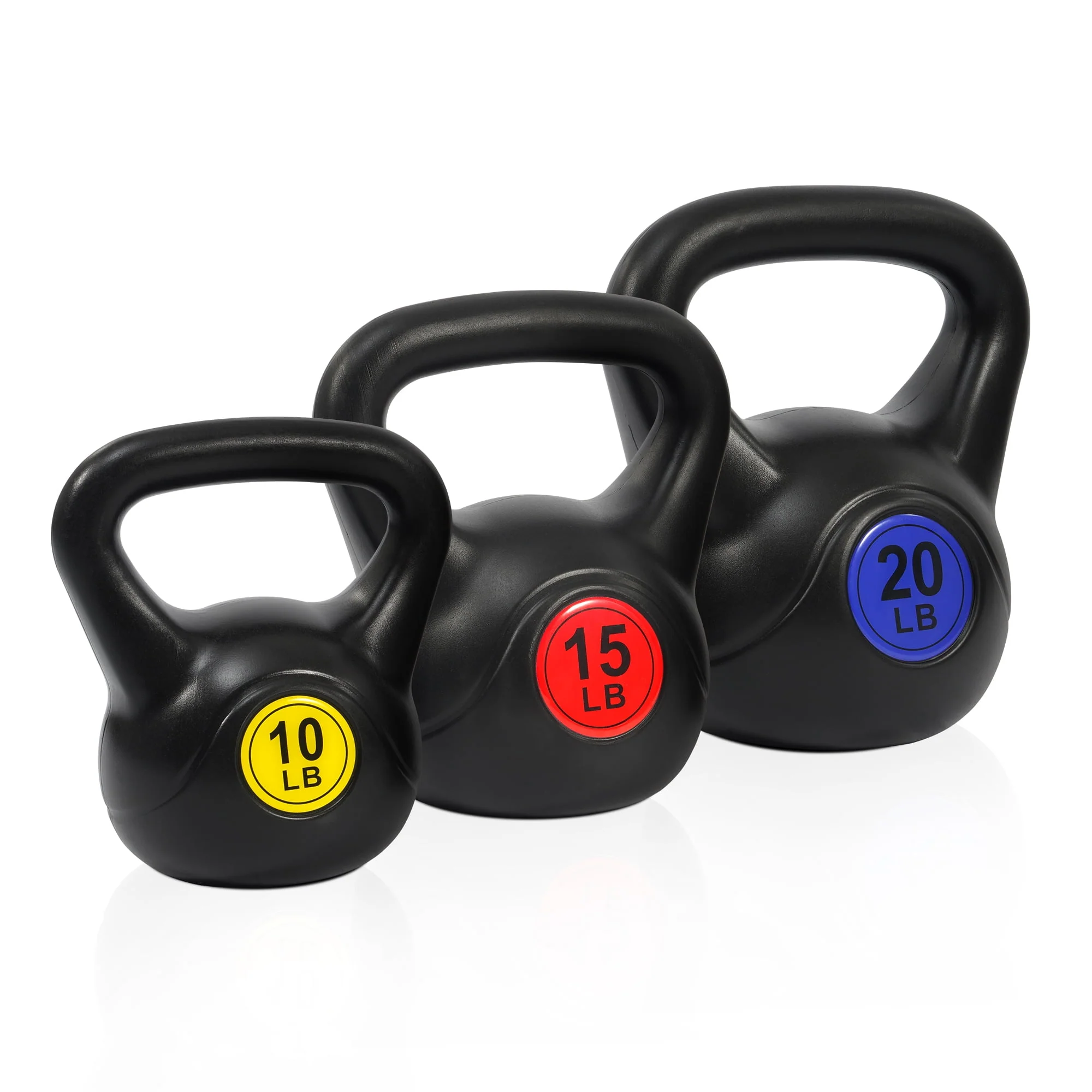 BalanceFrom Wide-Grip Vinyl-Coated Kettlebell (5lb - 20lb) - Image 3