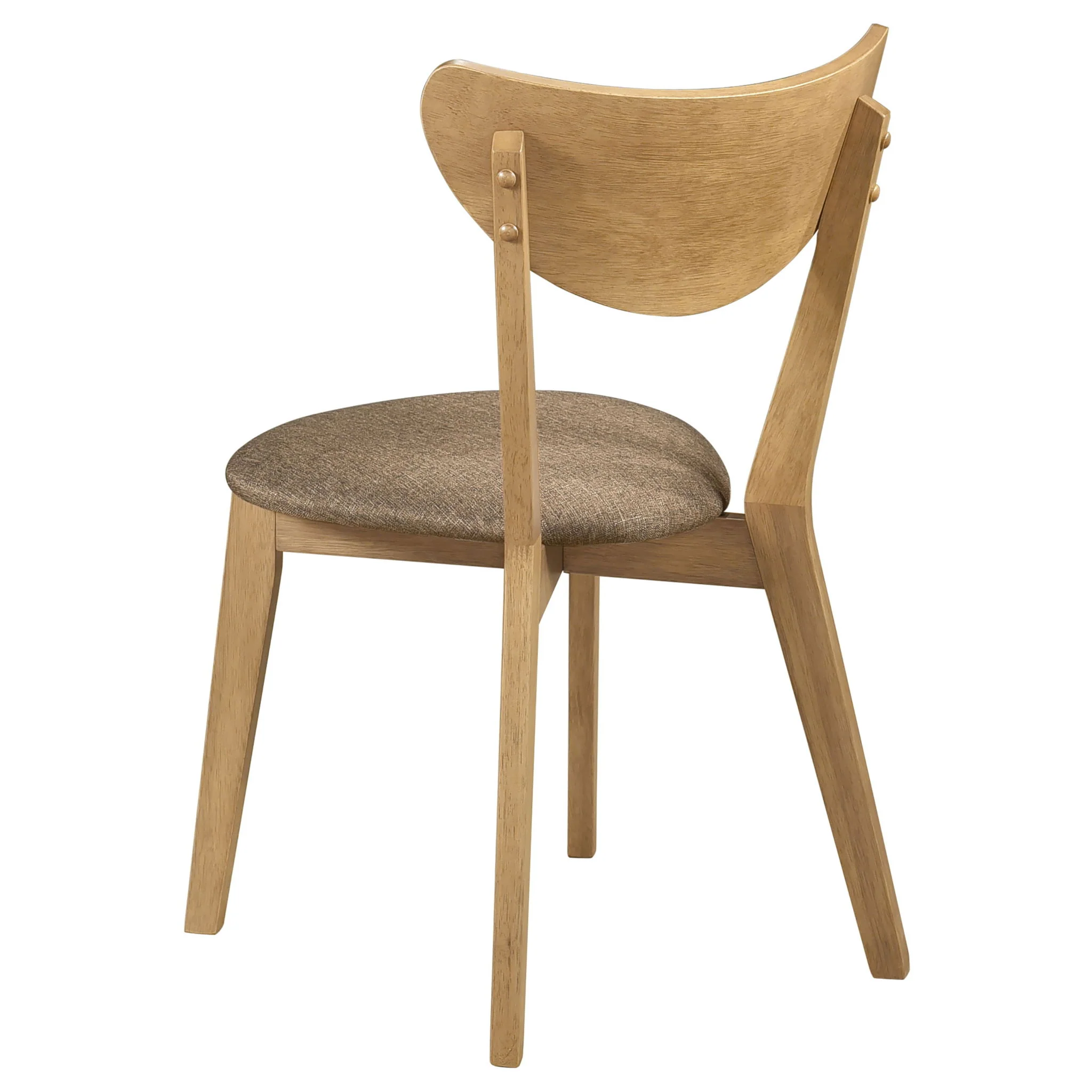 Barlow - 5 Piece Round Dining Set With Chairs - Walnut - Image 5