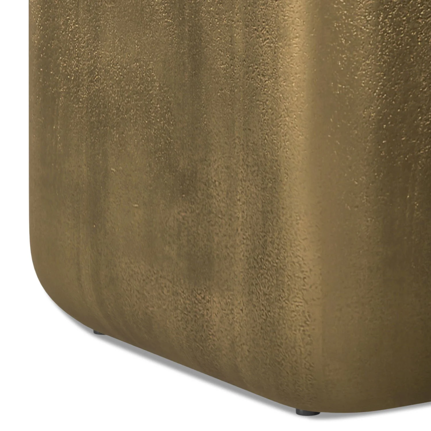 Bassett - Cast Aluminum Side Table - Brown - Image 6