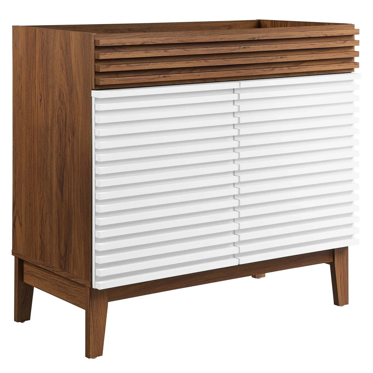 Bathroom Vanity Cabinet with Storage — Mid-Century Modern Design, Durable Construction - Image 93