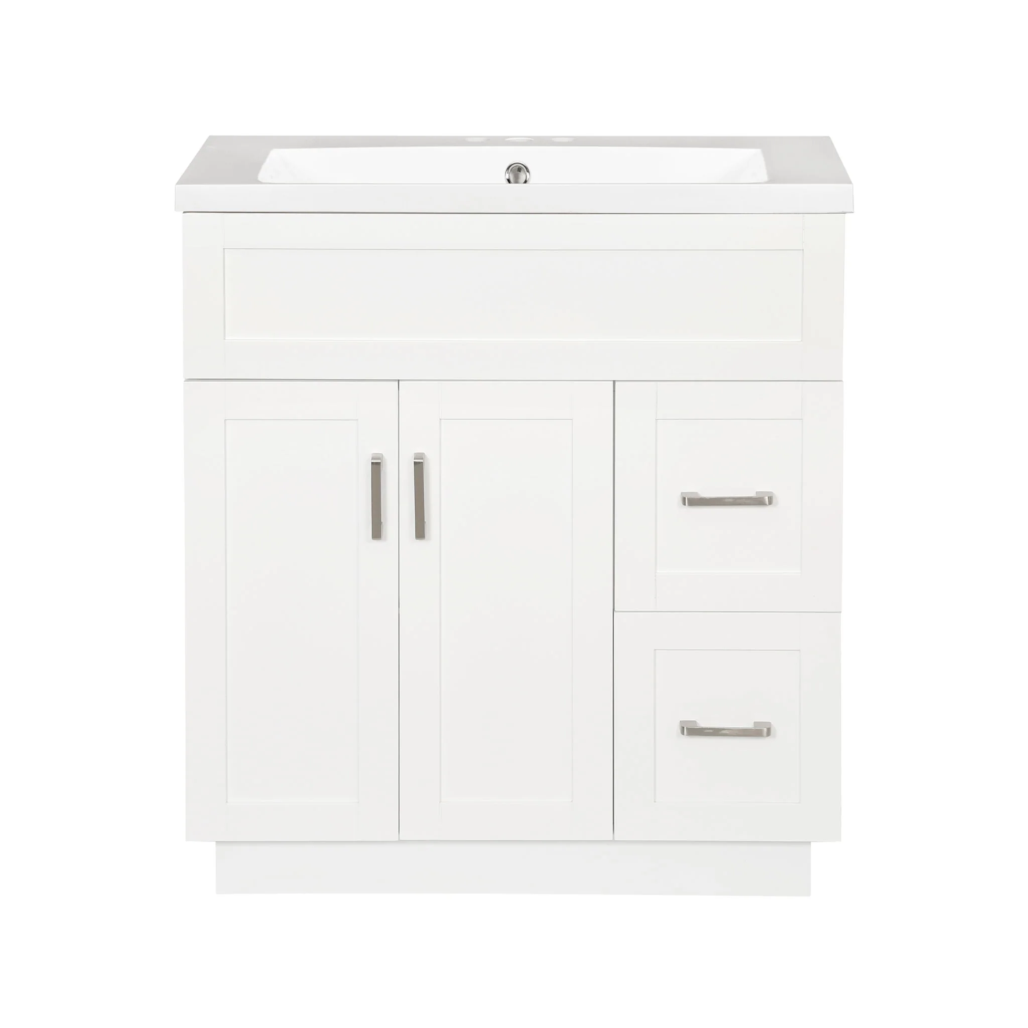Bathroom Vanity With 2 Doors, 2 Drawers, Adjustable Shelf, Hidden Slides & Soft Close Hinges - Image 3